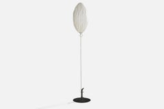 Tore Ahlsén, Lámpara de pie, Bronce, Metal, Tela, Suecia, Década de 1940