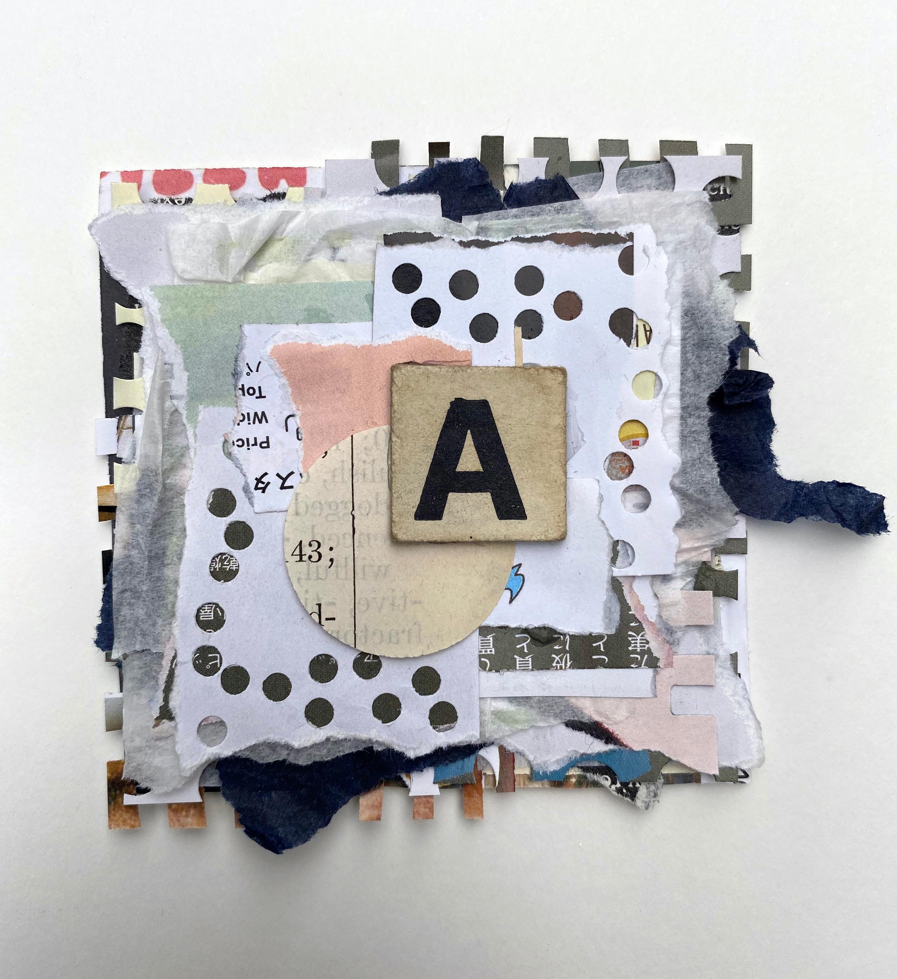 it begins : contemporary collage  - Mixed Media Art by Torea Frey