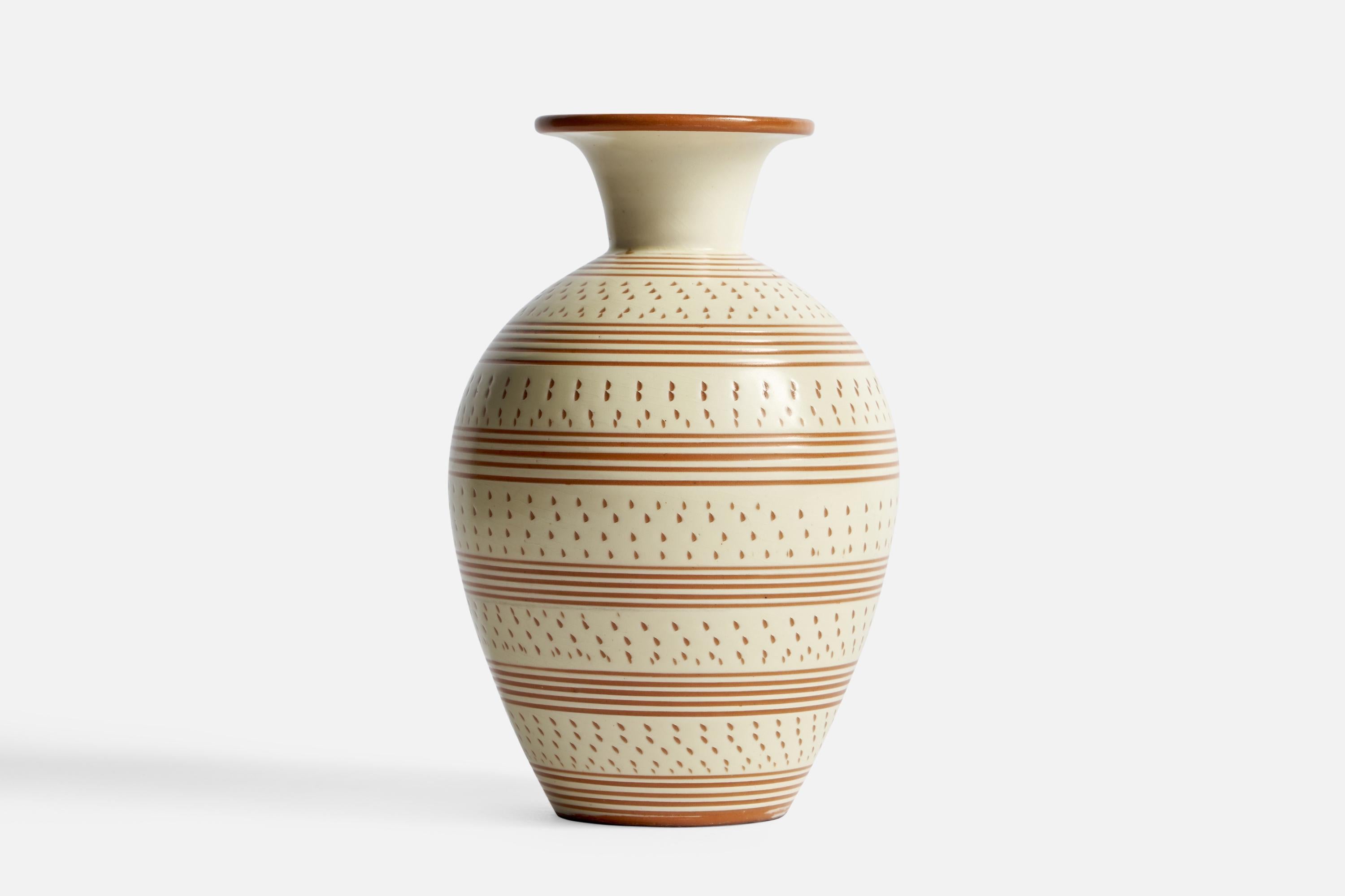 Töreboda Keramik, Vase, Keramik, Schweden, 1930er Jahre (Skandinavische Moderne) im Angebot