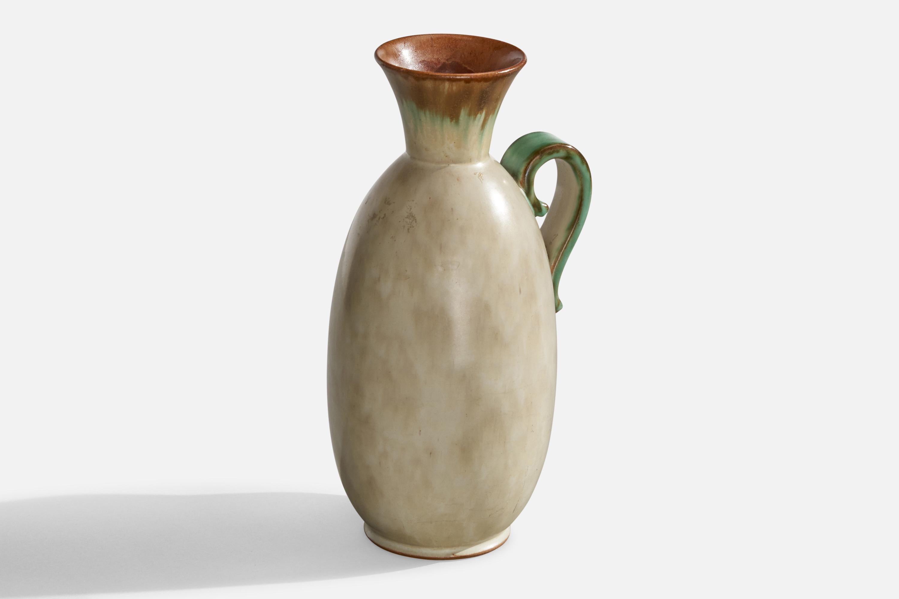 Scandinave moderne Töreboda Keramik, vase, céramique, Suède, années 1930 en vente