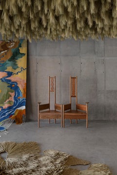 Toribio & Alcira Throne Chairs by Christian Mohaded