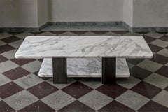 Torii Coffee Table in Carrara Marble