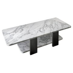 Mesa baja Torii de mármol de Carrara