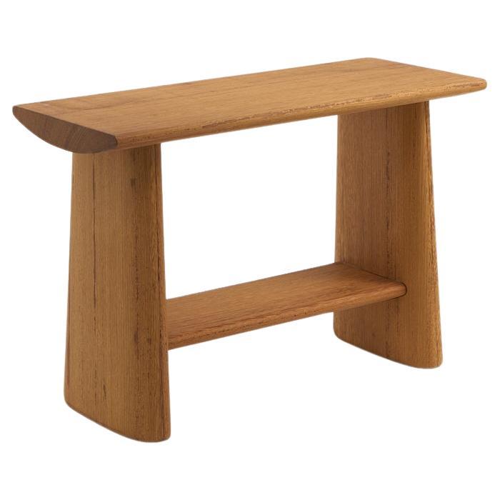 Collection Torii, tabouret rectangulaire en bois en vente