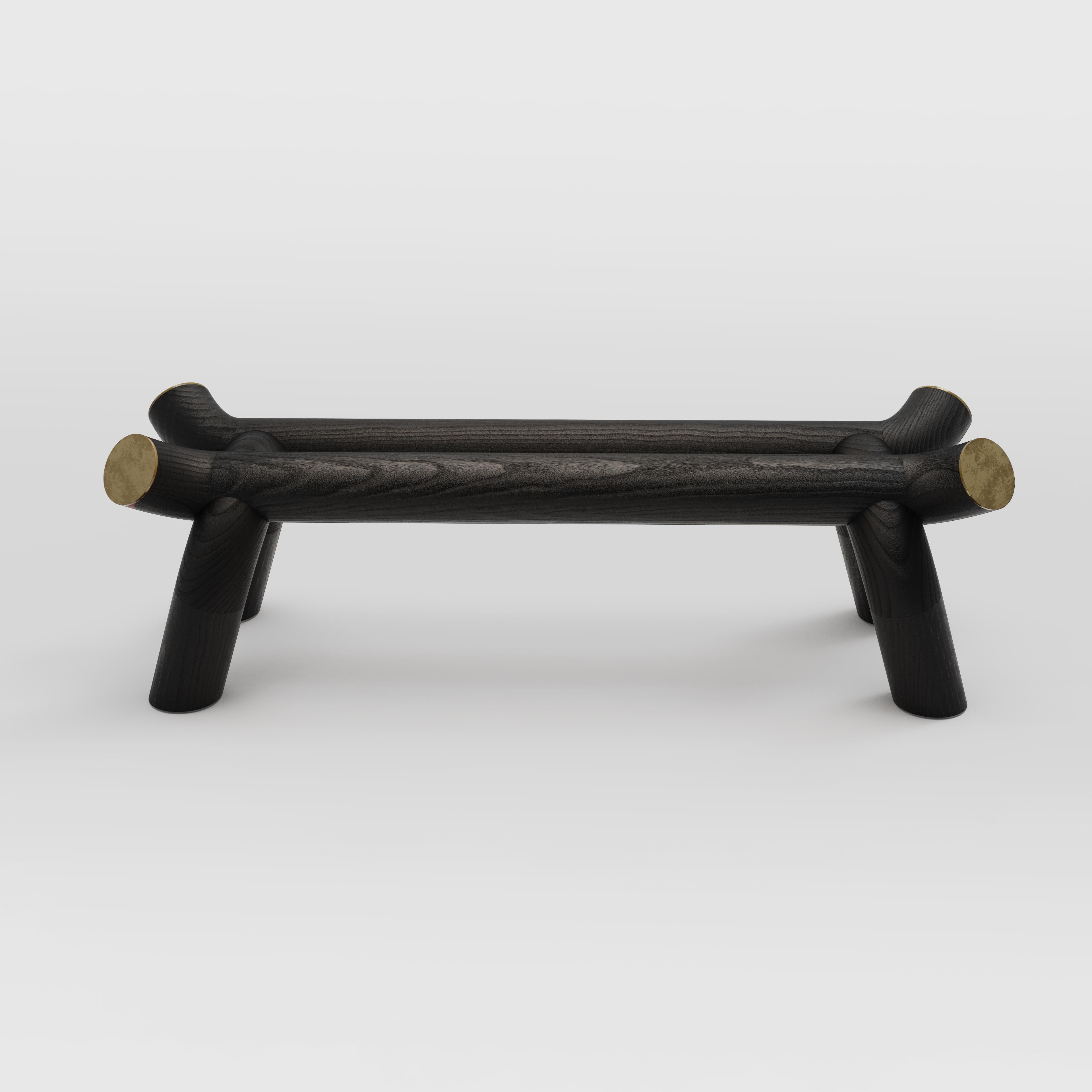 Inspired By The Grandeur Of Torii Gates, The Japanese Mythological Structure, The Torii Bench Mirrors Its Sibling Stool’s Bold Beam Structure And Culturally Significant Roof Silhouette Of This Traditional Architecture. The Design Features Two Arched