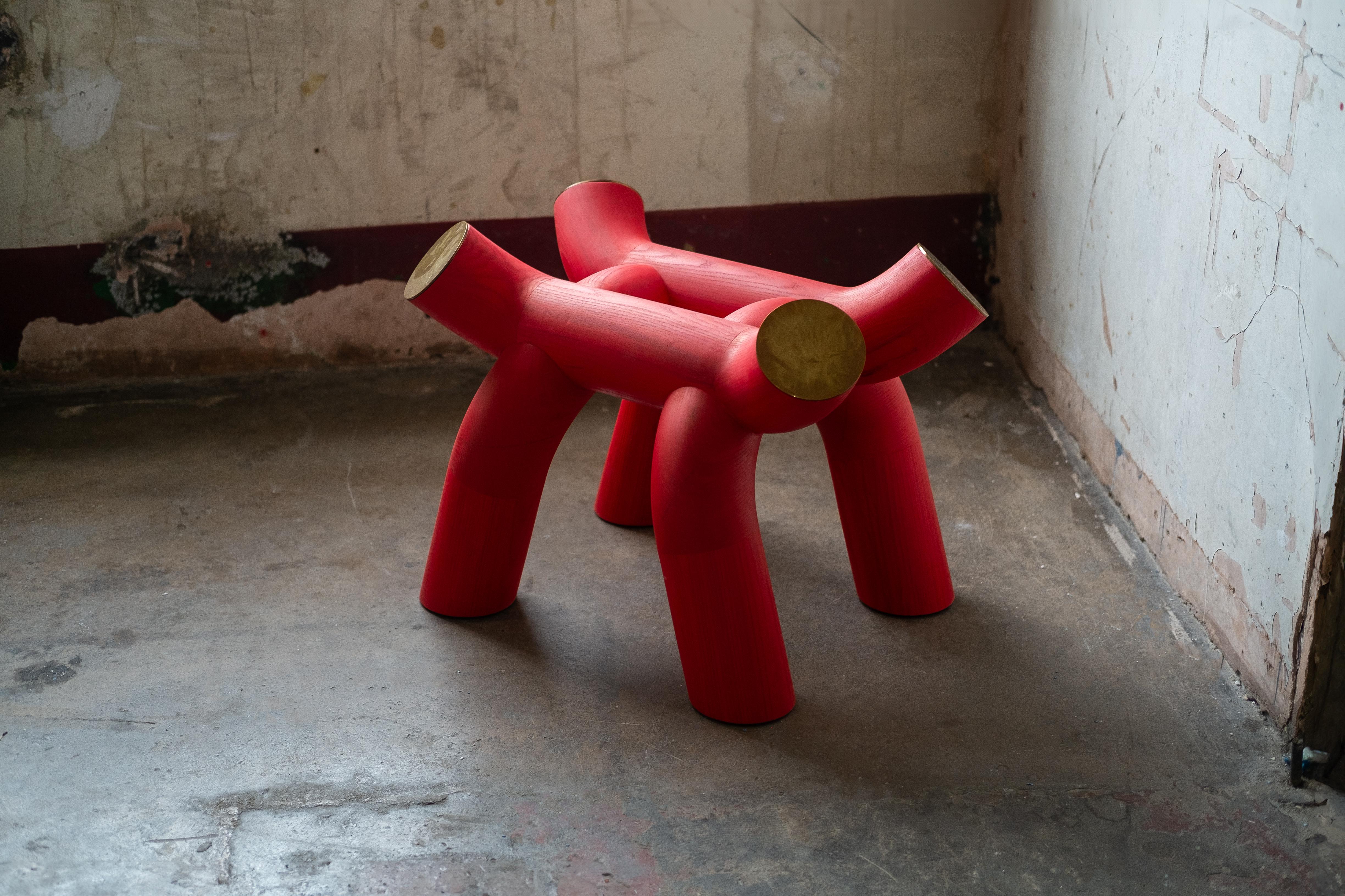 Torii: Japanese Style Stool In New Condition For Sale In Timisoara, RO