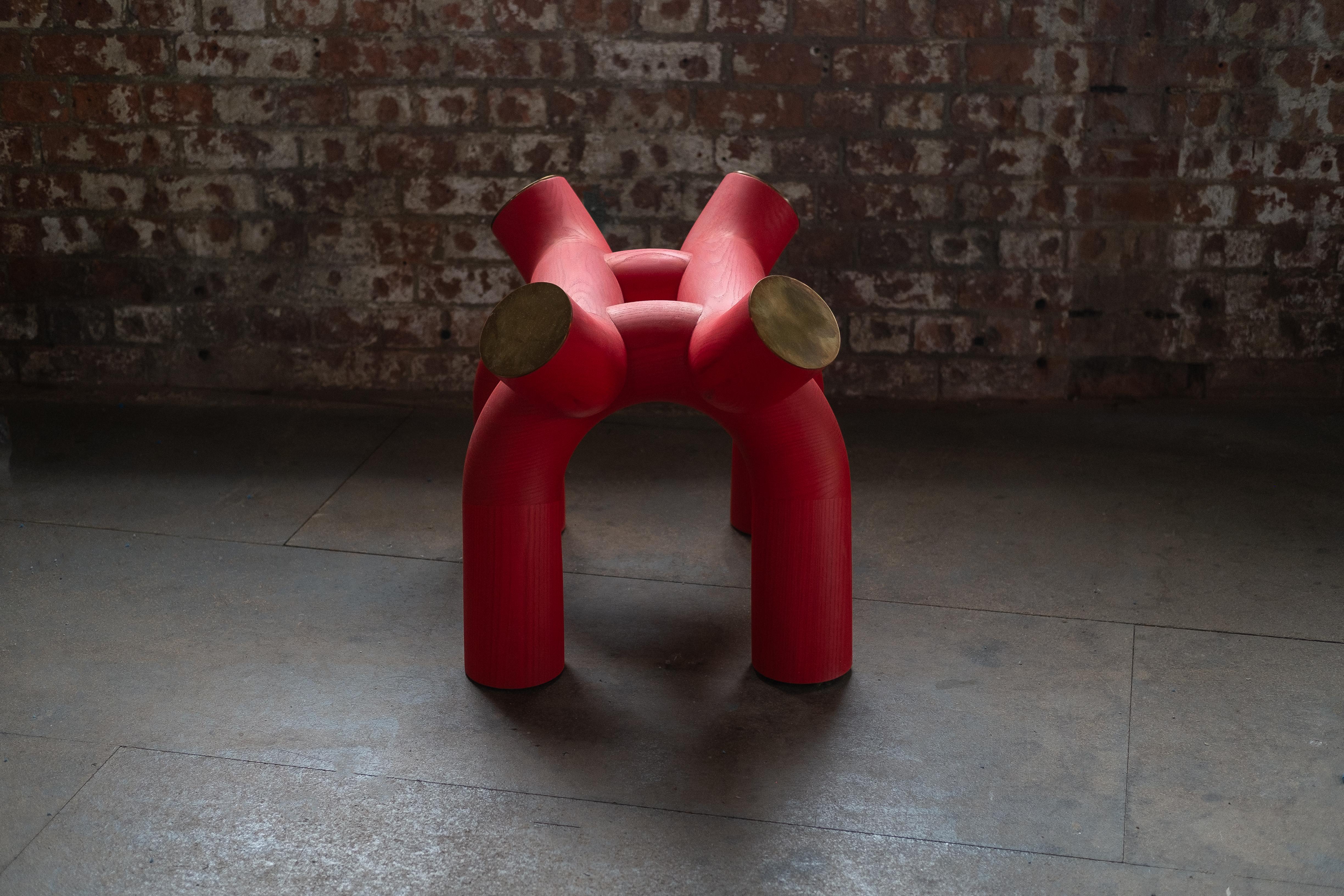 Wood Torii: Japanese Style Stool For Sale