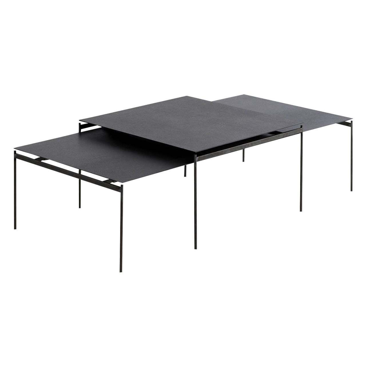 Torii Set of 2 Coffee Tables by Renato Zamberlan For Sale