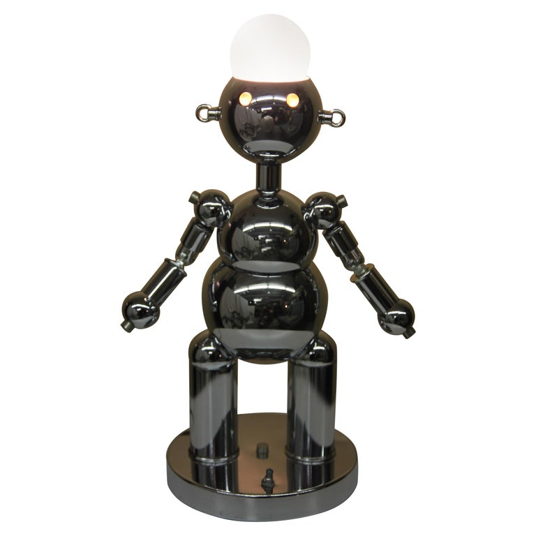 Torino Robot Lamp at 1stDibs | torino lamp, robot lamps for sale, vintage  robot lamp
