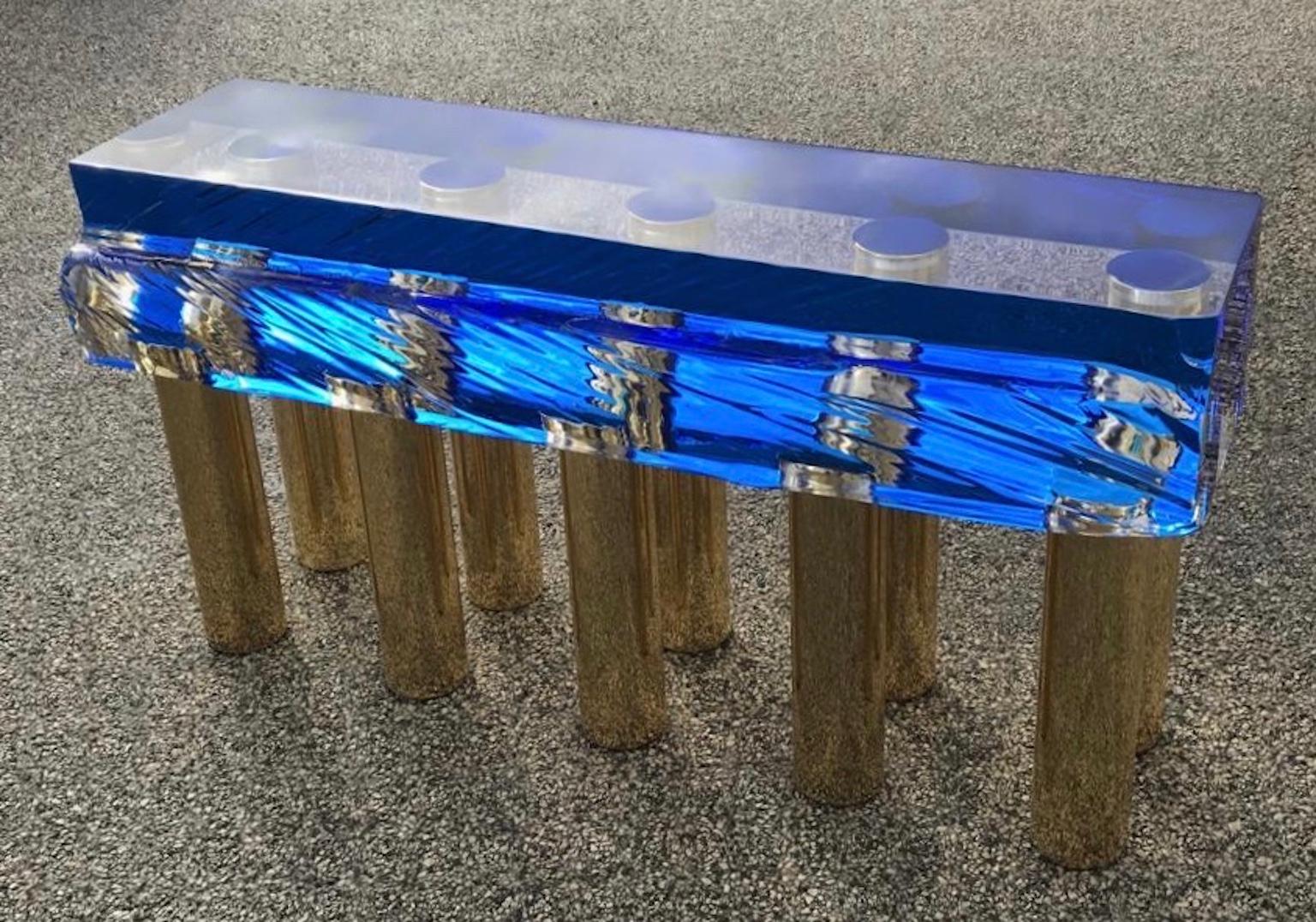 Banc/table basse Tormalina modèle de Studio Superego, Italie Excellent état - En vente à Milan, Italy