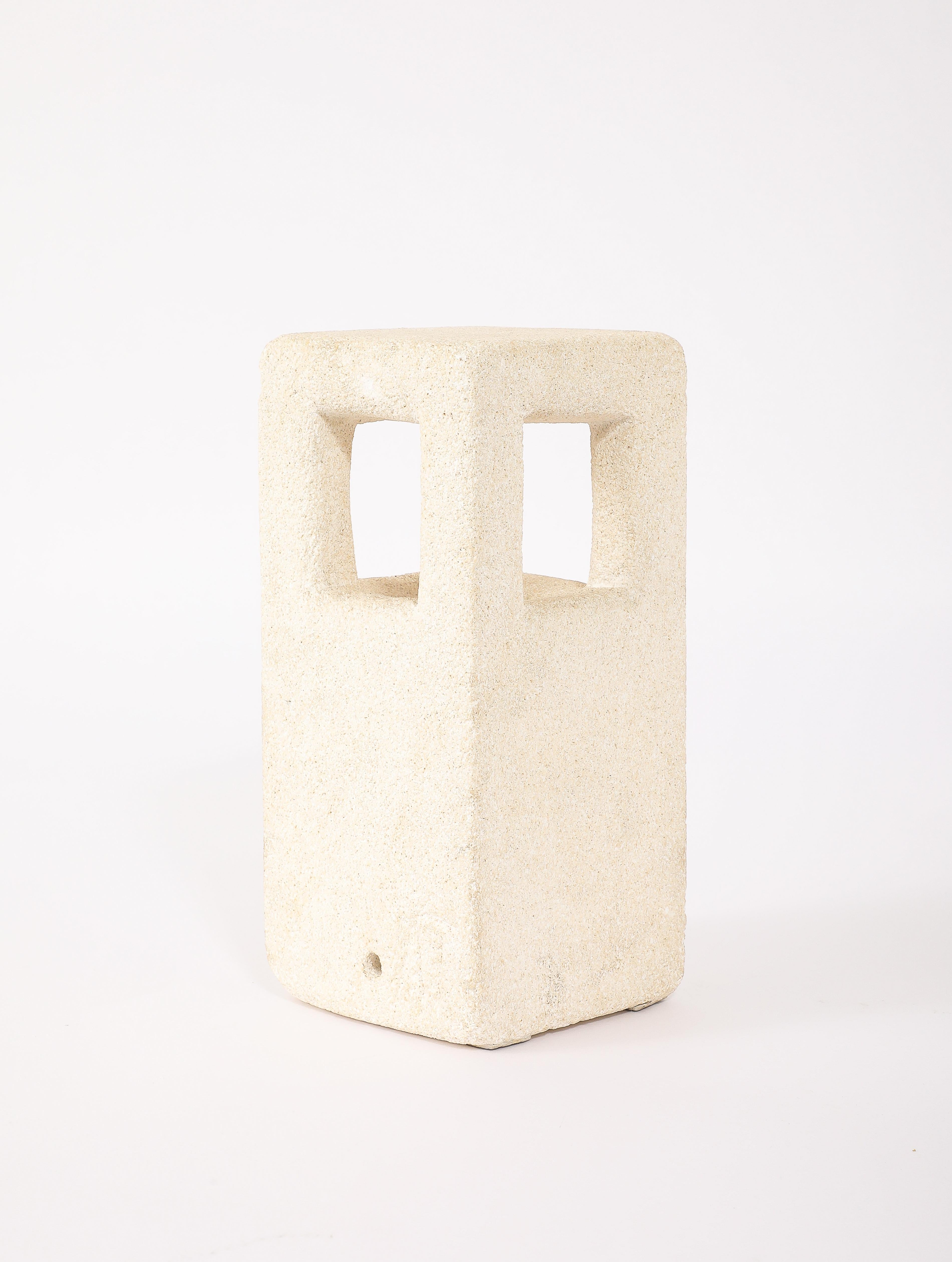 Lampe à bloc découpé Aormos, France, années 1960 en vente 3