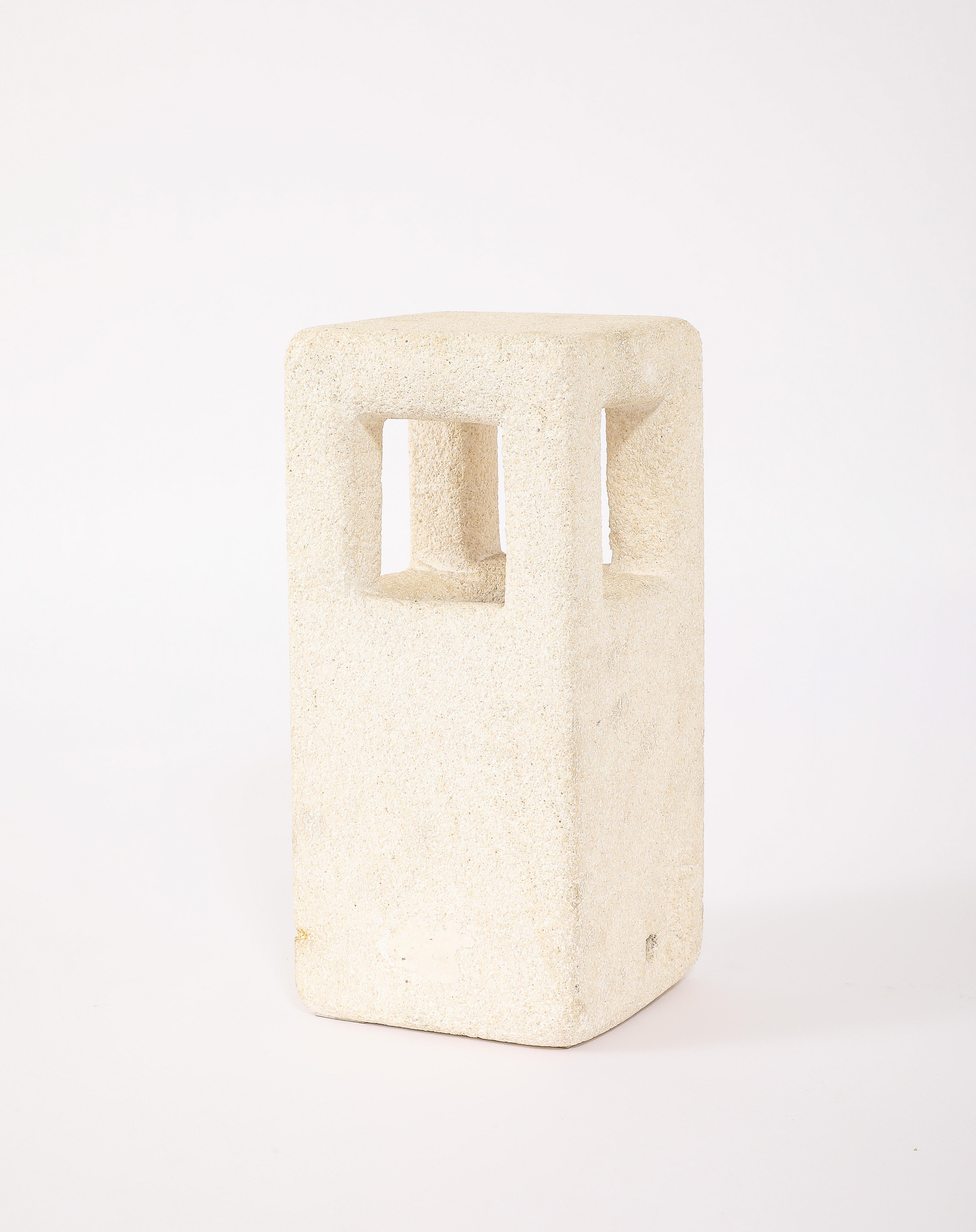 Lampe à bloc découpé Aormos, France, années 1960 en vente 8