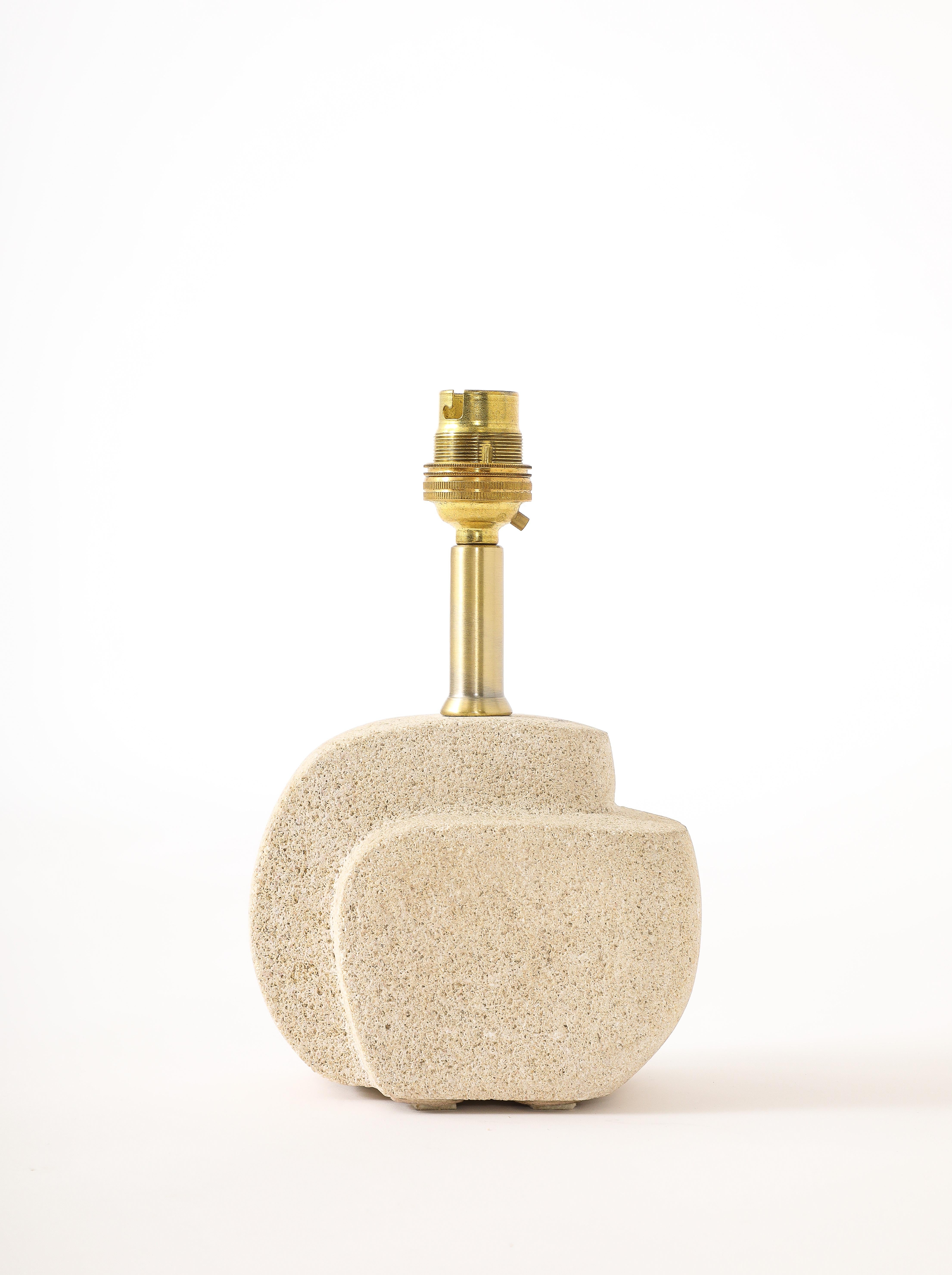 Tormos “Layers” Pierre du Gard Table Lamp, France 1960's For Sale 1