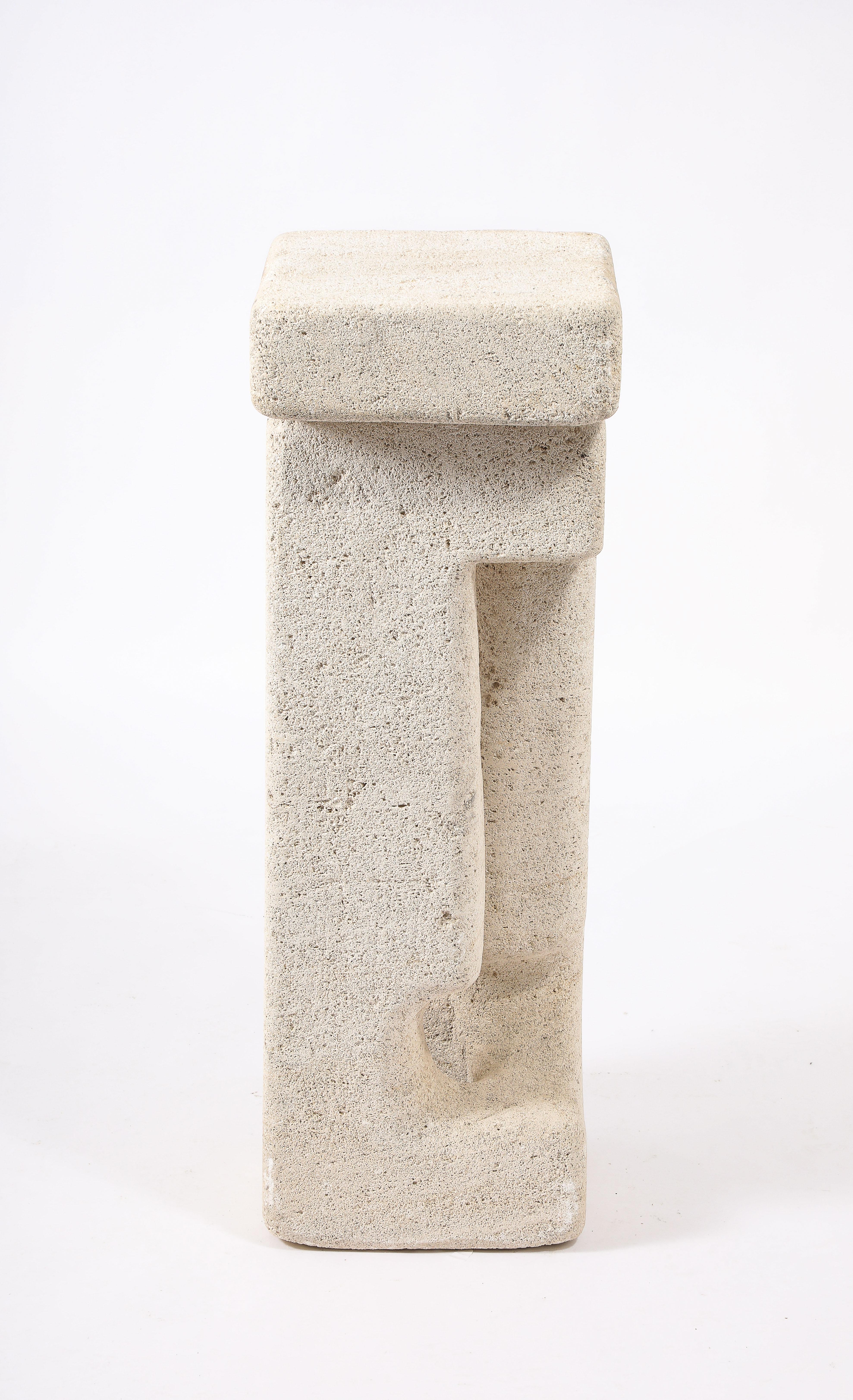 Mid-Century Modern Tormos Square Pedestal, France 1950's For Sale