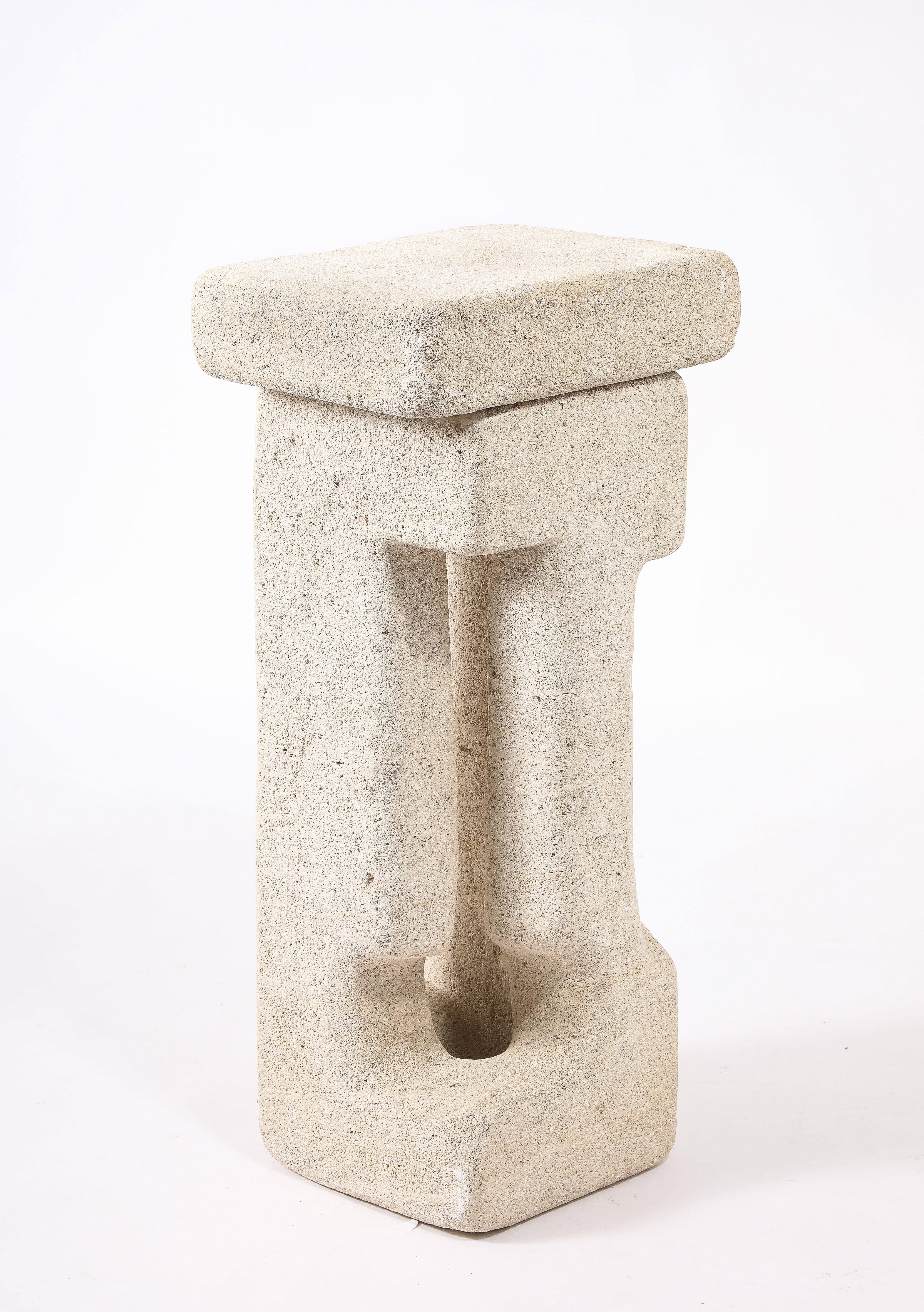 French Tormos Square Pedestal, France 1950's For Sale