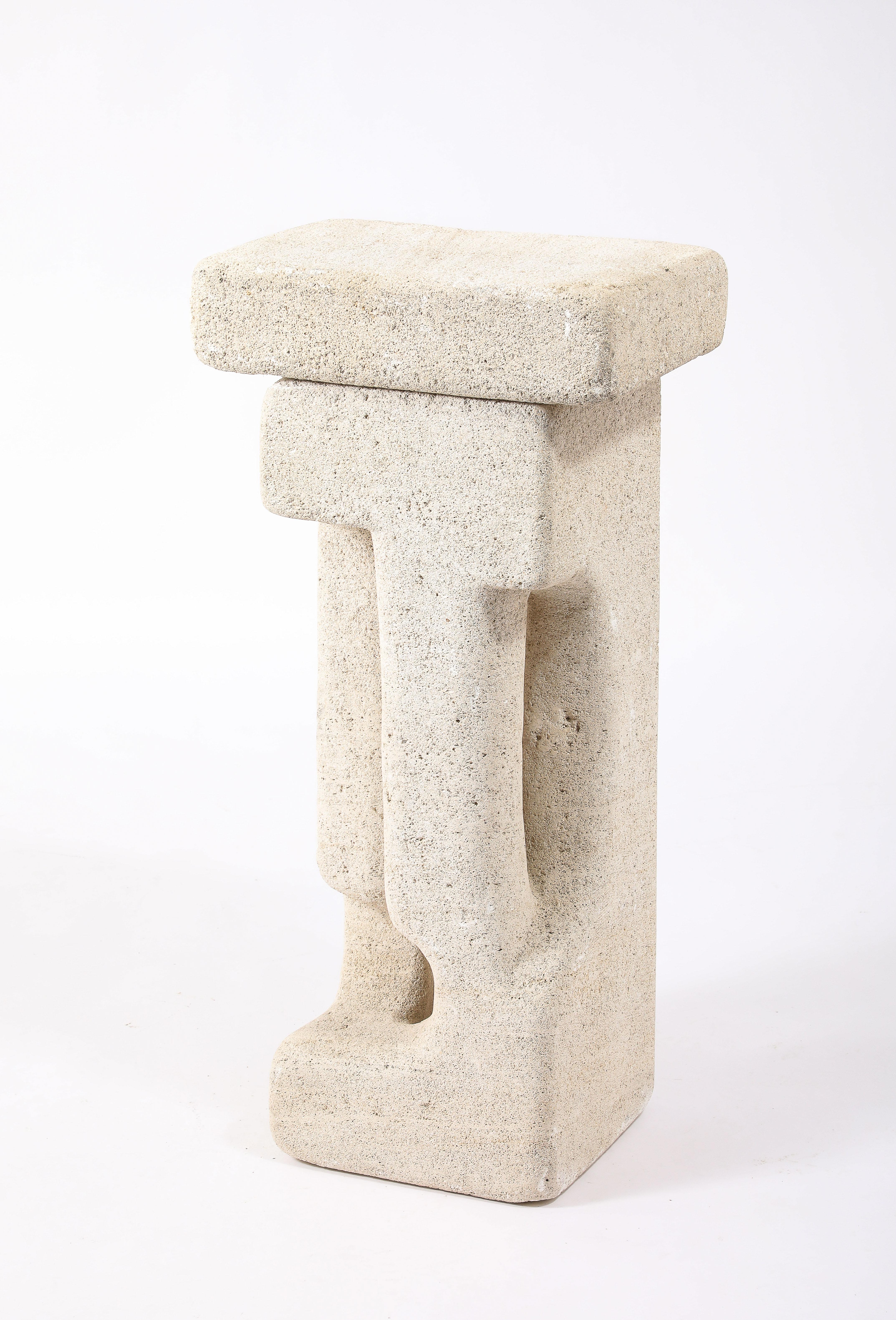20th Century Tormos Square Pedestal, France 1950's For Sale