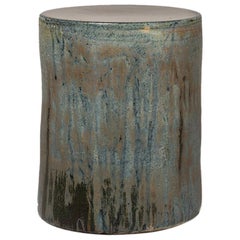 Hand thrown ceramic  Side Table create with Stoneware 4 layers glaze