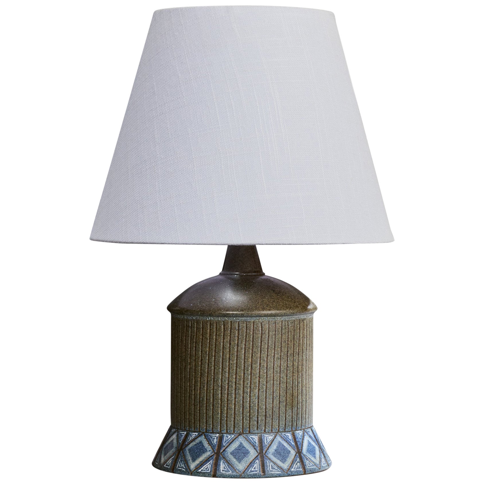 Törngrens Krukmakeri, lampe de table, céramique, Suède, 1970