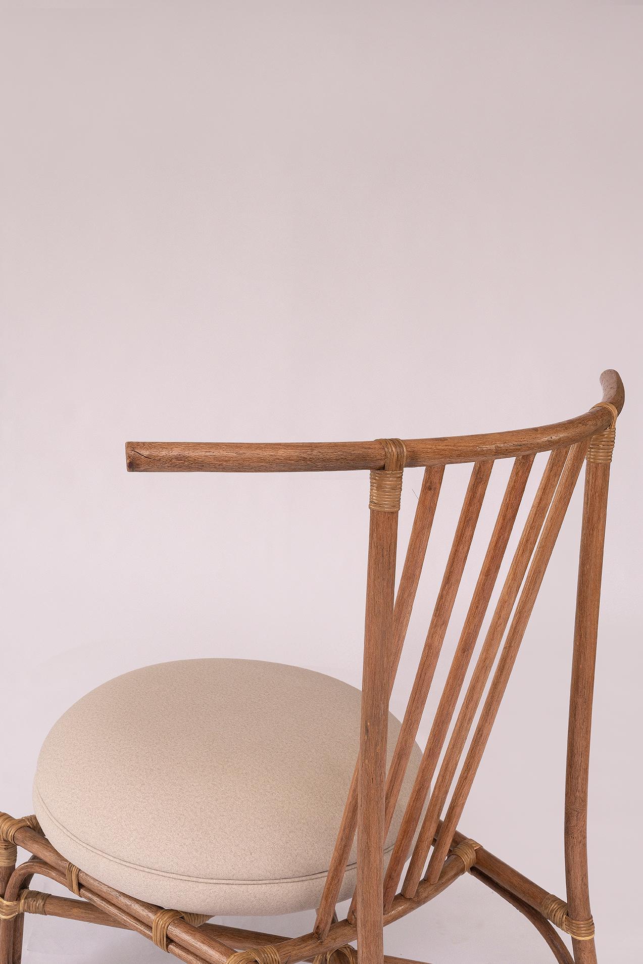 Toro armchair made in Apuí Amazon Vine and designed by Tiago Curioni For Sale 1