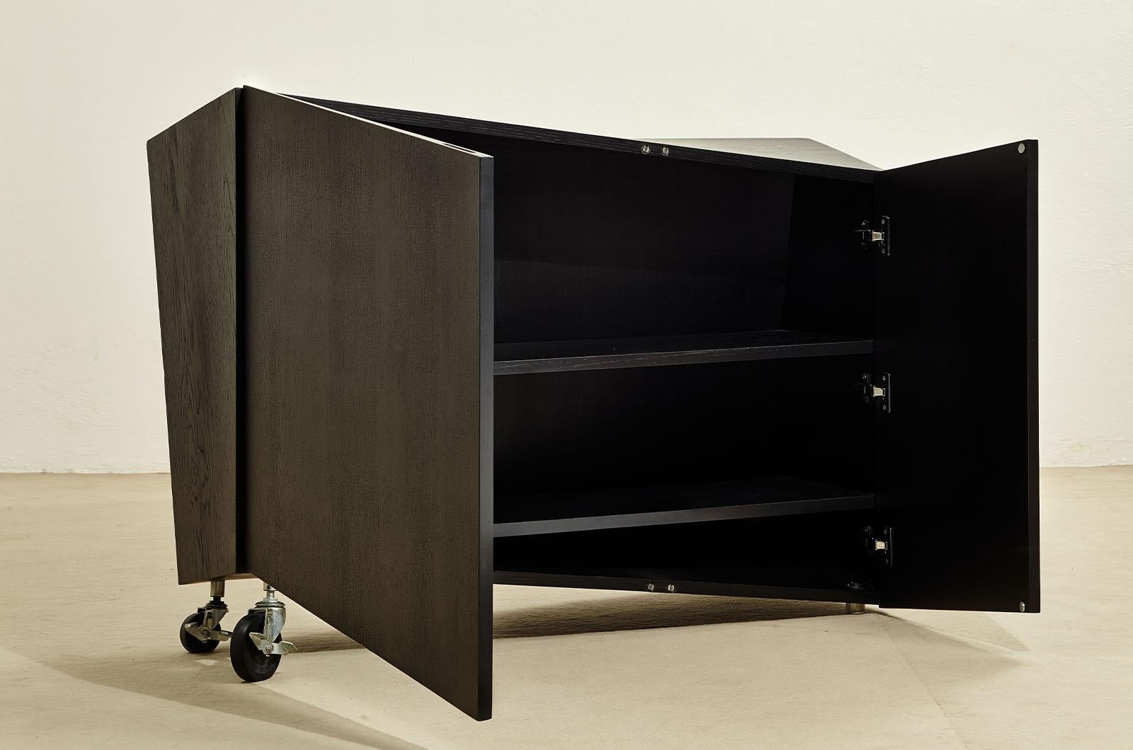 Italian Armoire Toro par Paolo Pallucco et Mireille Rivier pour Studio Pallucco