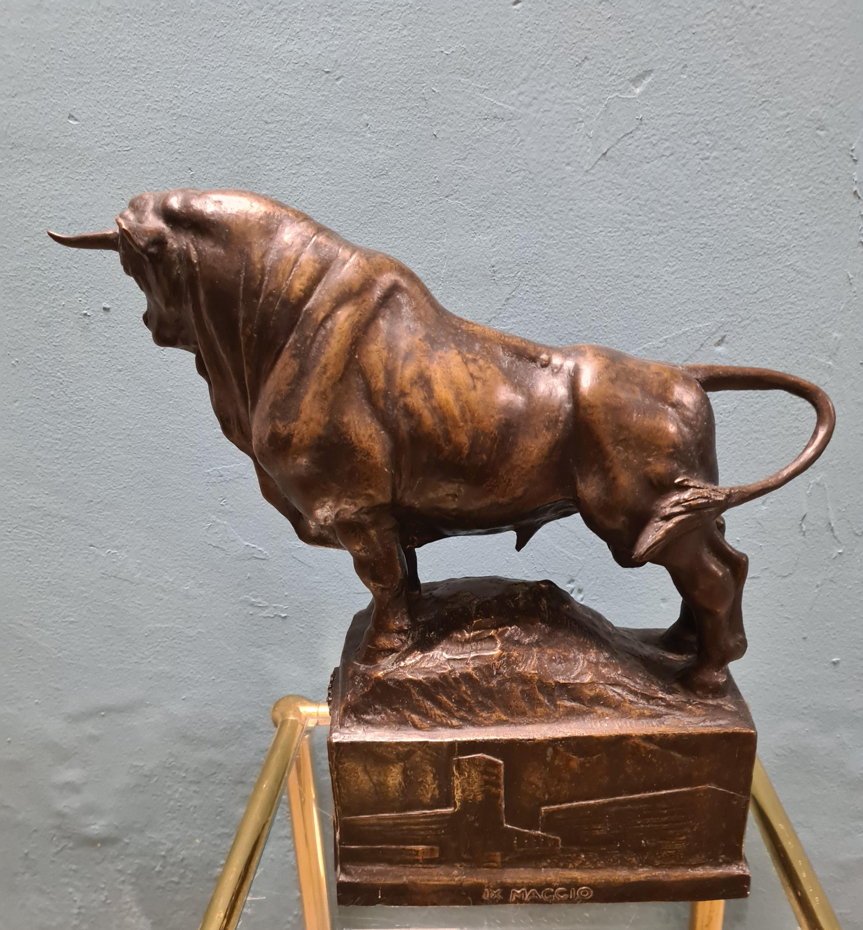 Bronze bull by sculptor Emilio Musso For Sale 5
