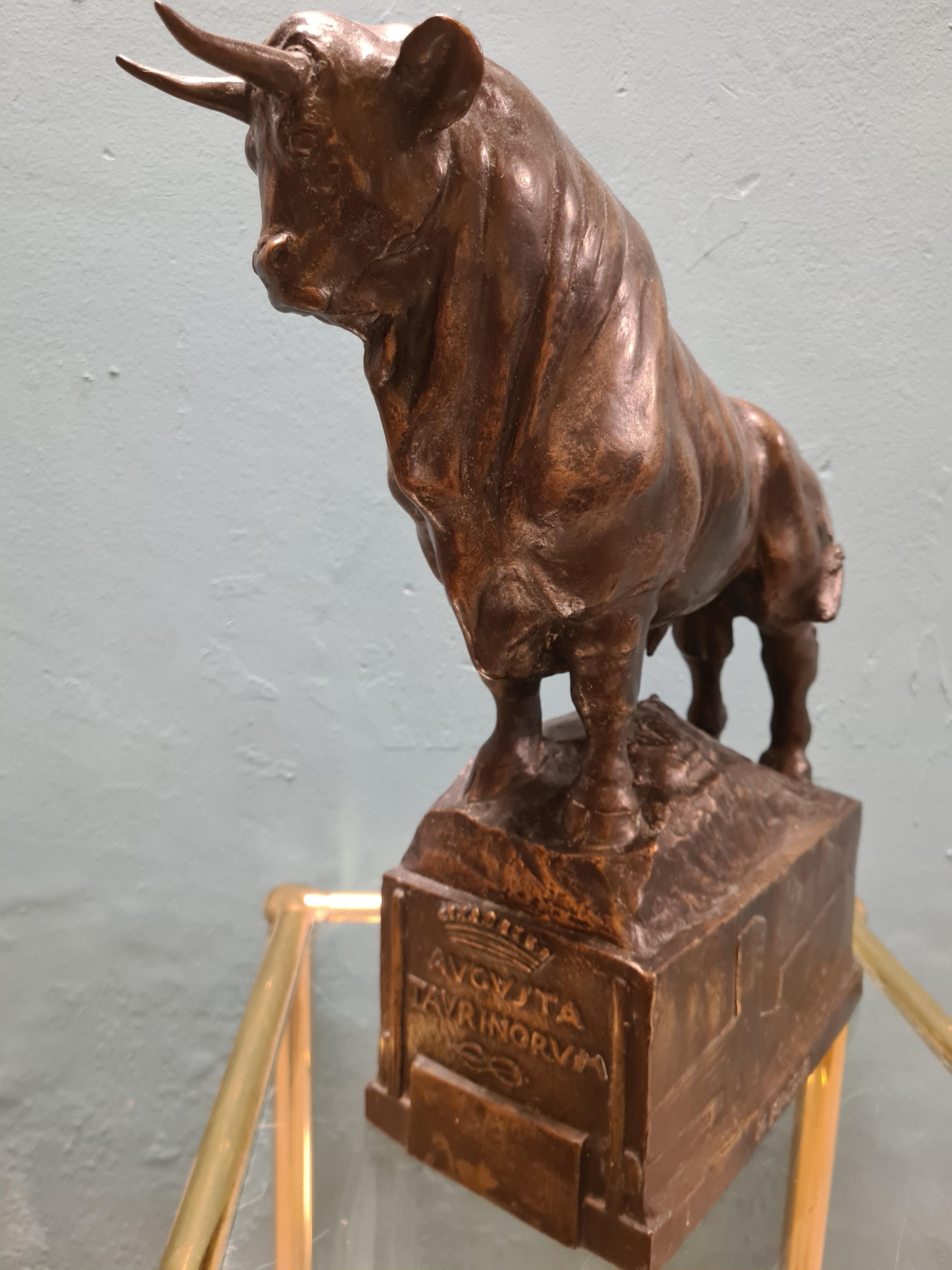 Bronze bull by sculptor Emilio Musso For Sale 8