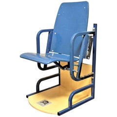 Toronto Maple Leafs from Maple Leaf Gardens Blue Used Arena Seat with COA