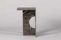 Toros Black Marble Ola Side Table by Studio Mohs