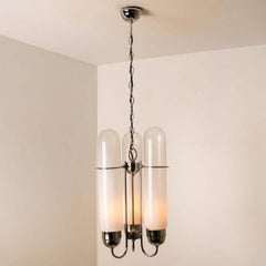 Torpedo Chandelier by Nason for AV Mazzega, Murano, Italy