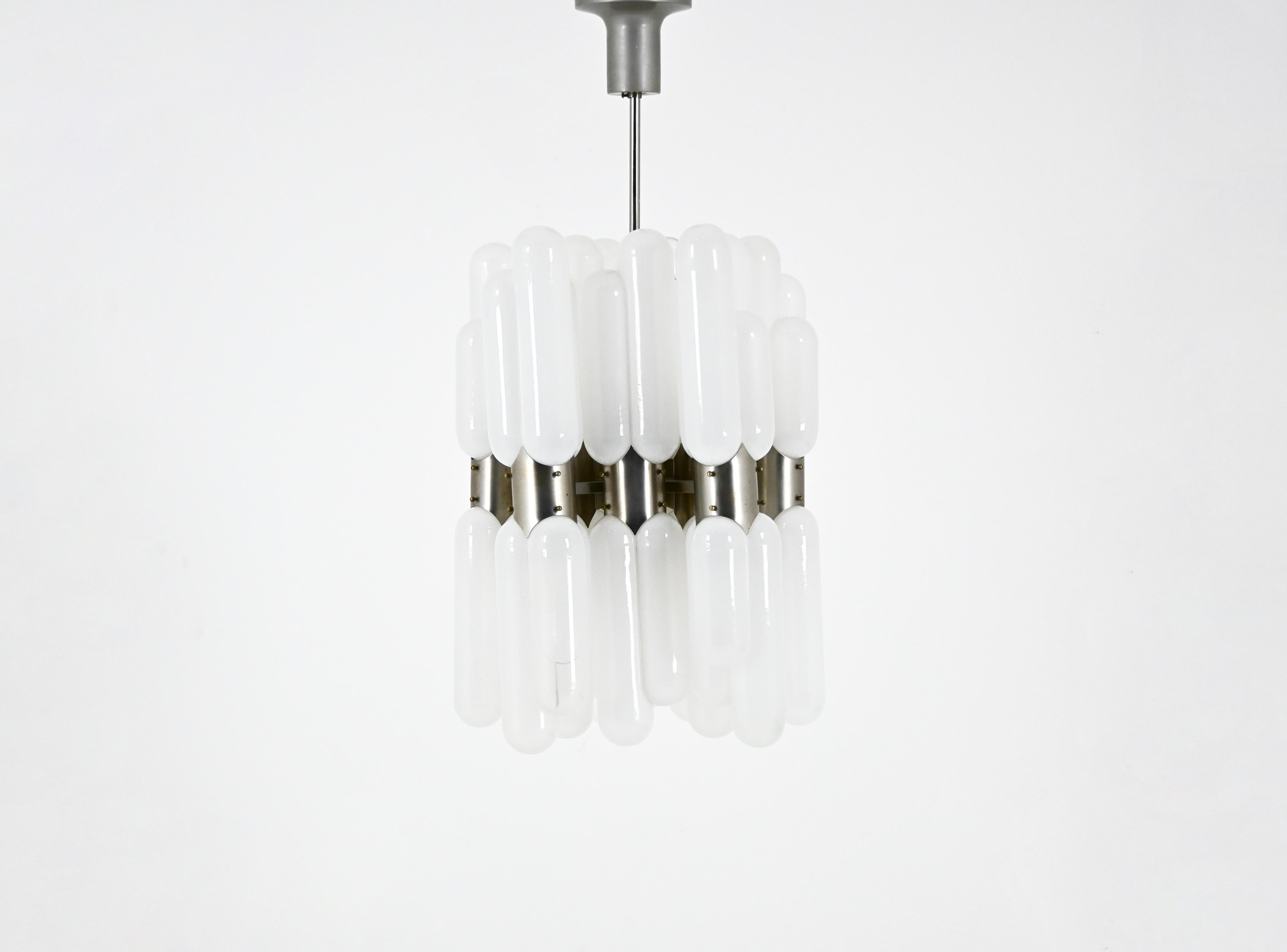 Hanging lamp in murano glass by Carlo Nason. Model: Torpedo.  Wear due to time and age 
FOR SHIPPING, REQUEST US FOR RECEIVE THE BEST PRICE
