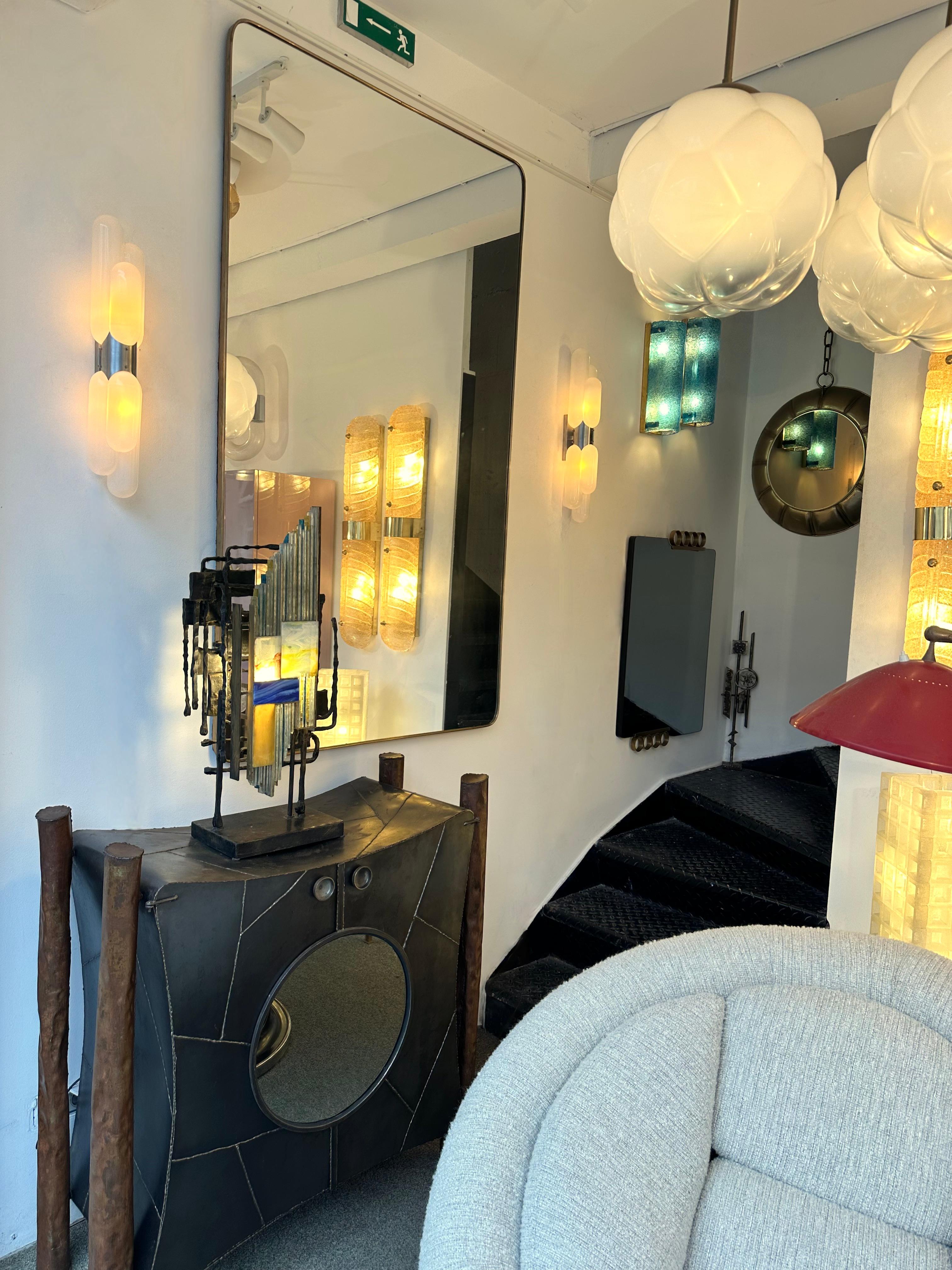 Torpedo Murano Glass Sconce by Carlo Nason for Mazzega, Italy, 1970s For Sale 3