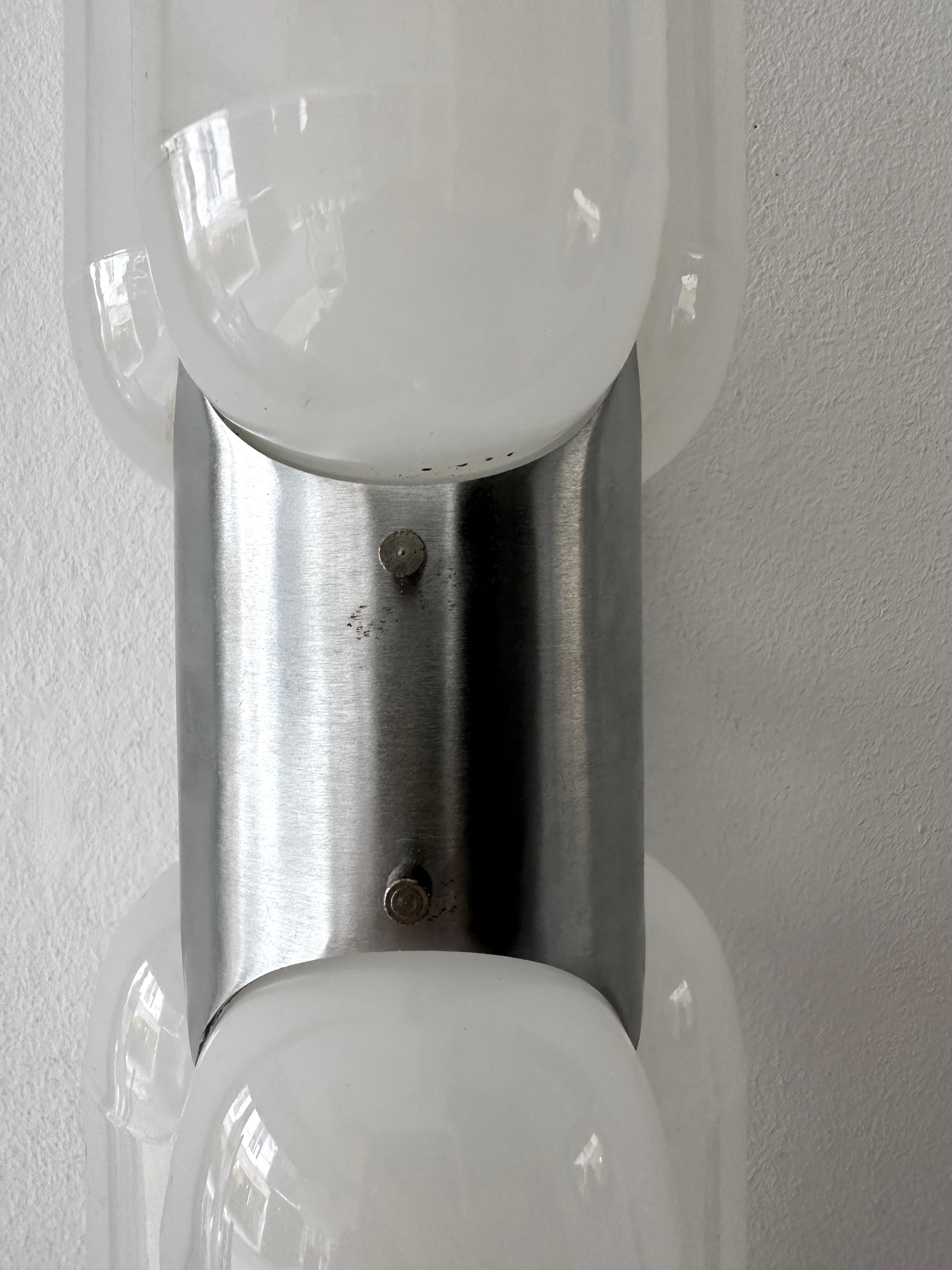 Torpedo Murano Glass Sconce by Carlo Nason for Mazzega, Italy, 1970s For Sale 5