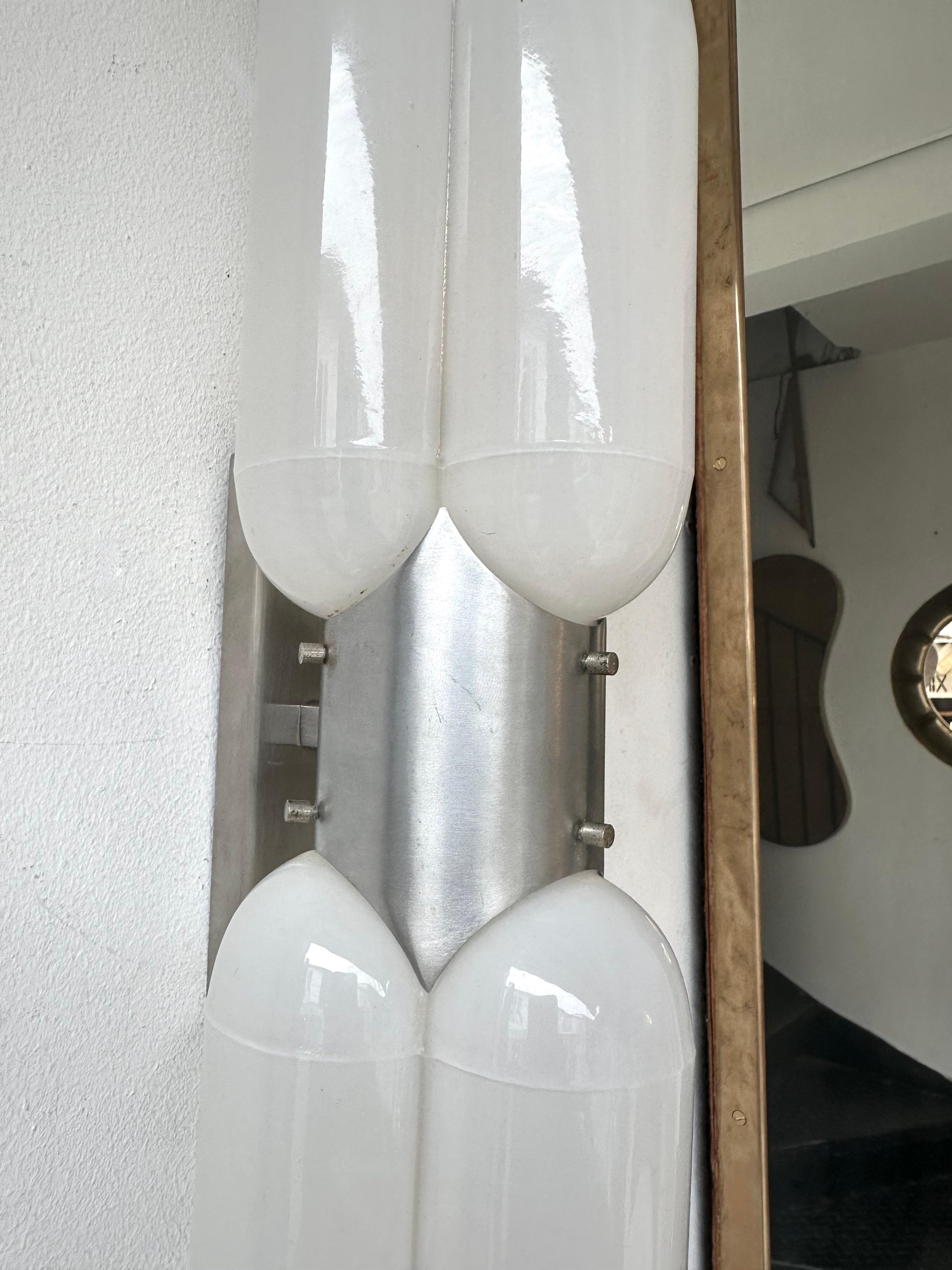 Torpedo Murano Glass Sconce by Carlo Nason for Mazzega, Italy, 1970s For Sale 7