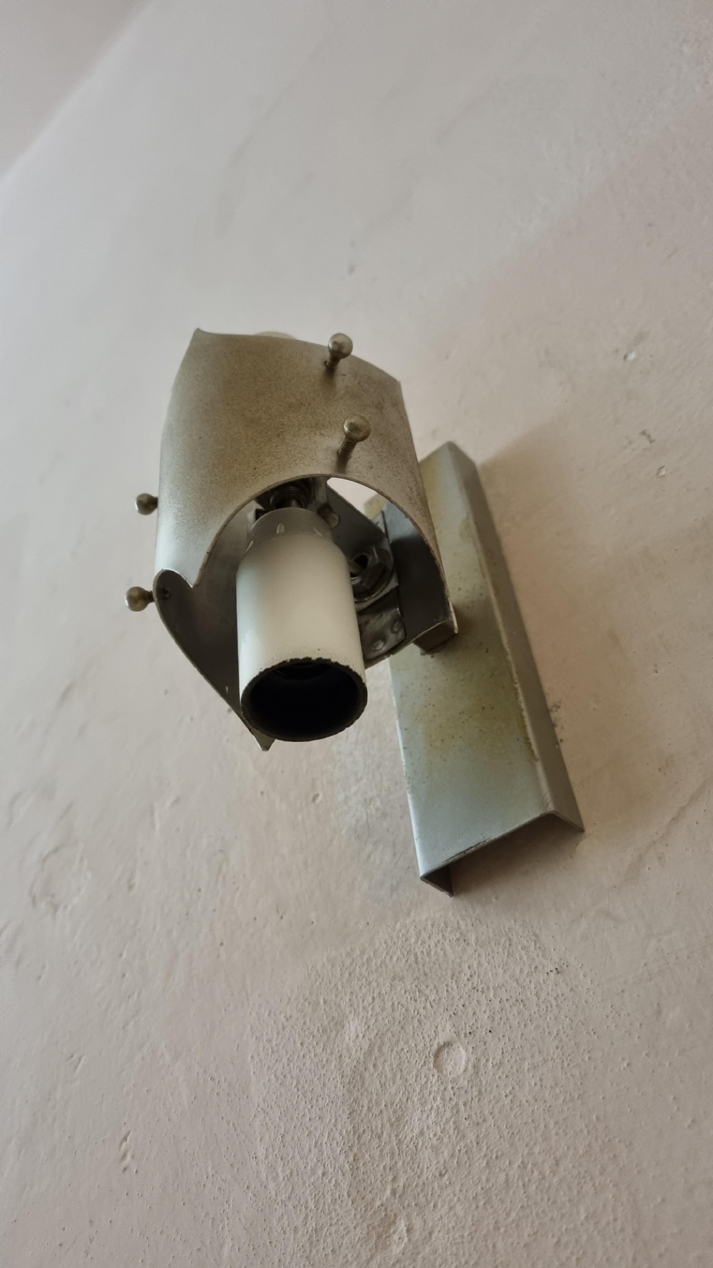 Torpedo wall sconce designed  by Carlo Nason for Mazzega, 1960s in vendita 1