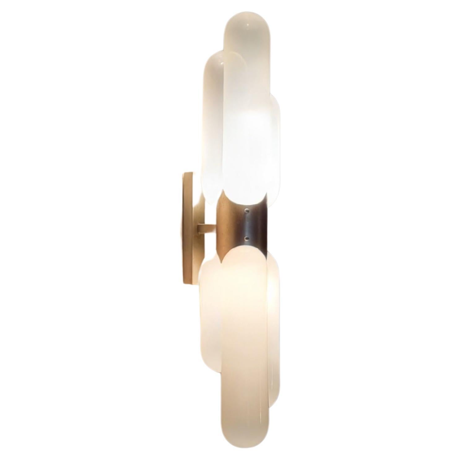 Torpedo wall sconce designed  by Carlo Nason for Mazzega, 1960s