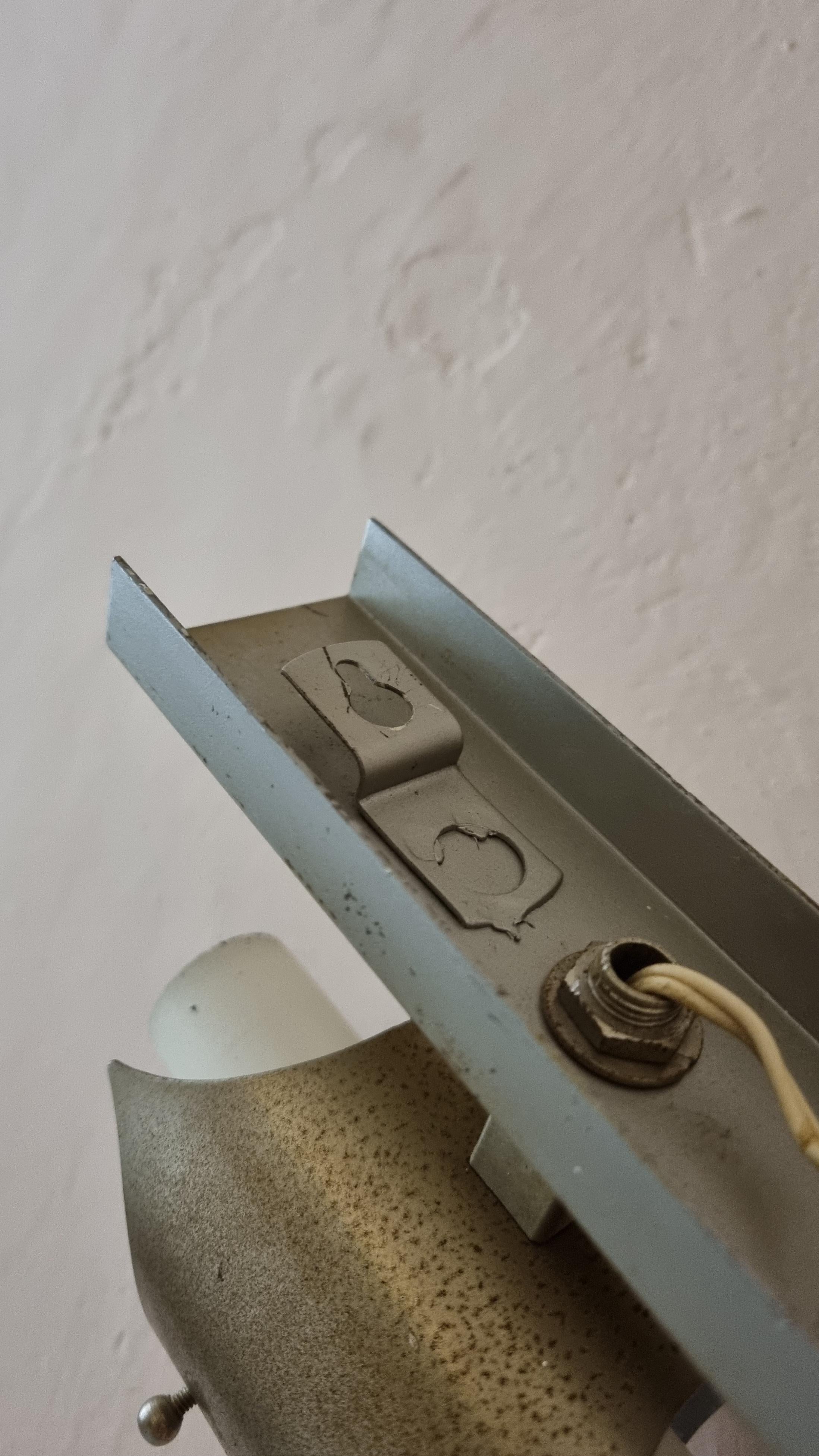 Torpedo wall sconces designed  by Carlo Nason for Mazzega, 1960s in vendita 1