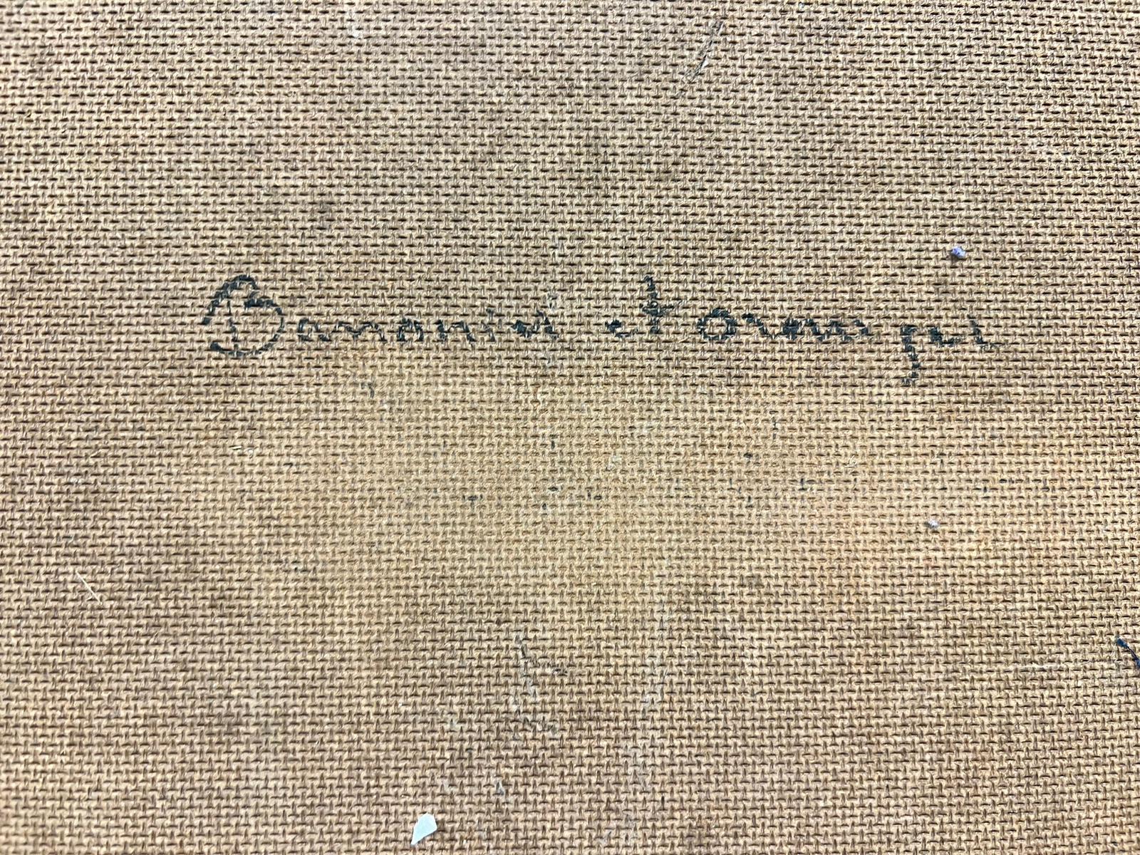 Artiste/École : Torquato Bassi (Brésilien, 1880-1967) signé et inscrit au verso

Titre : Scène côtière avec des palmiers

Support : huile sur toile posée sur carton, encadré

Encadré : 19 x 21.5 pouces
Peinture : 15 x 16.5 pouces

Provenance :