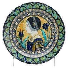 Torquato Castellani Majolica Renaissance Revival Tin-Glazed Charger