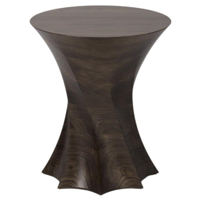 Torque Walnut Side Table by Studio TOOJ