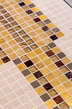 Torre Handcrafted Mosaic and Marble Table by RYTSOLA, Italian Design