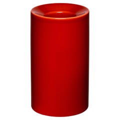 Minimalistische Keramikvase –  Rot