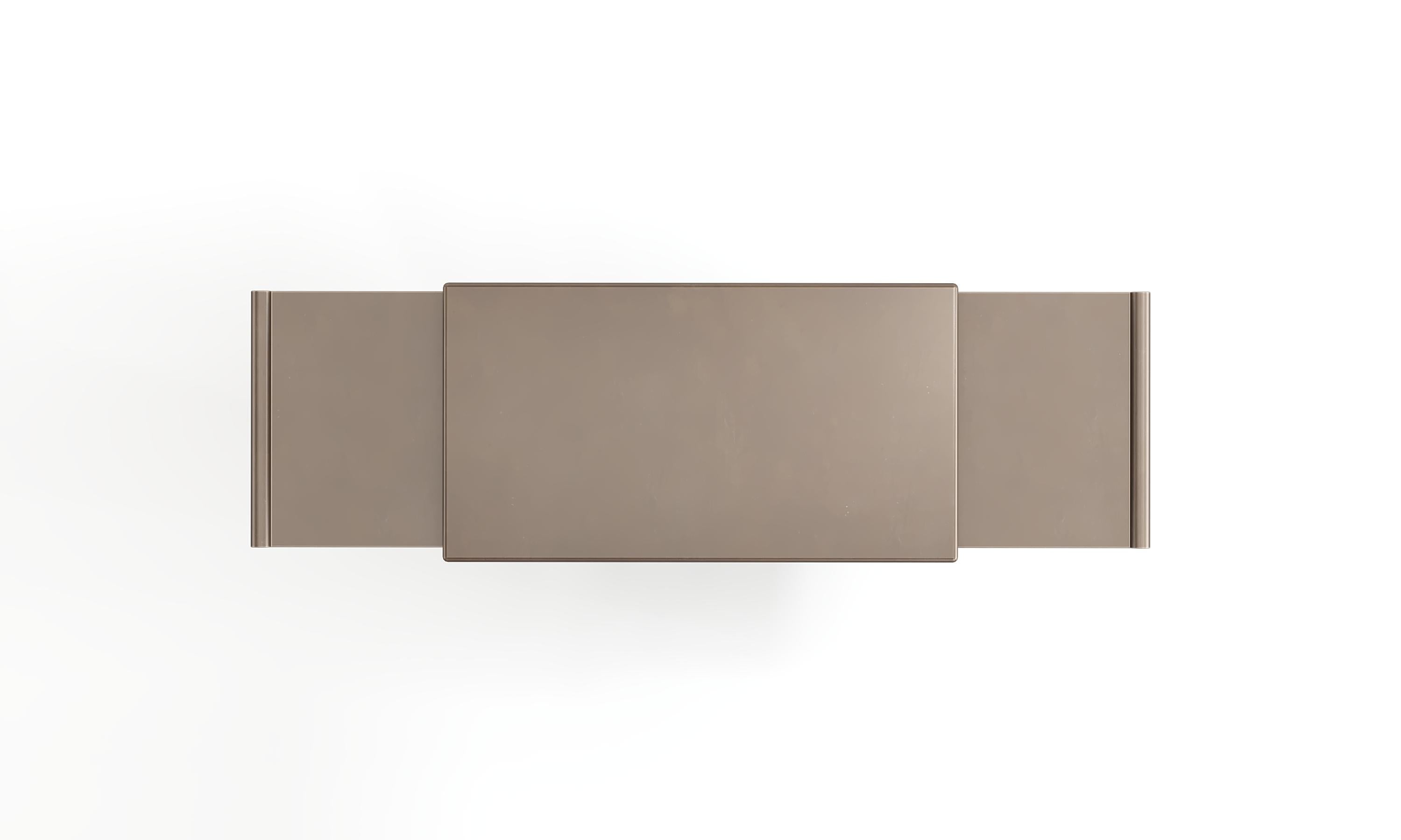 Moderne Table console Torrent en métal avec ambiance Art Déco en vente