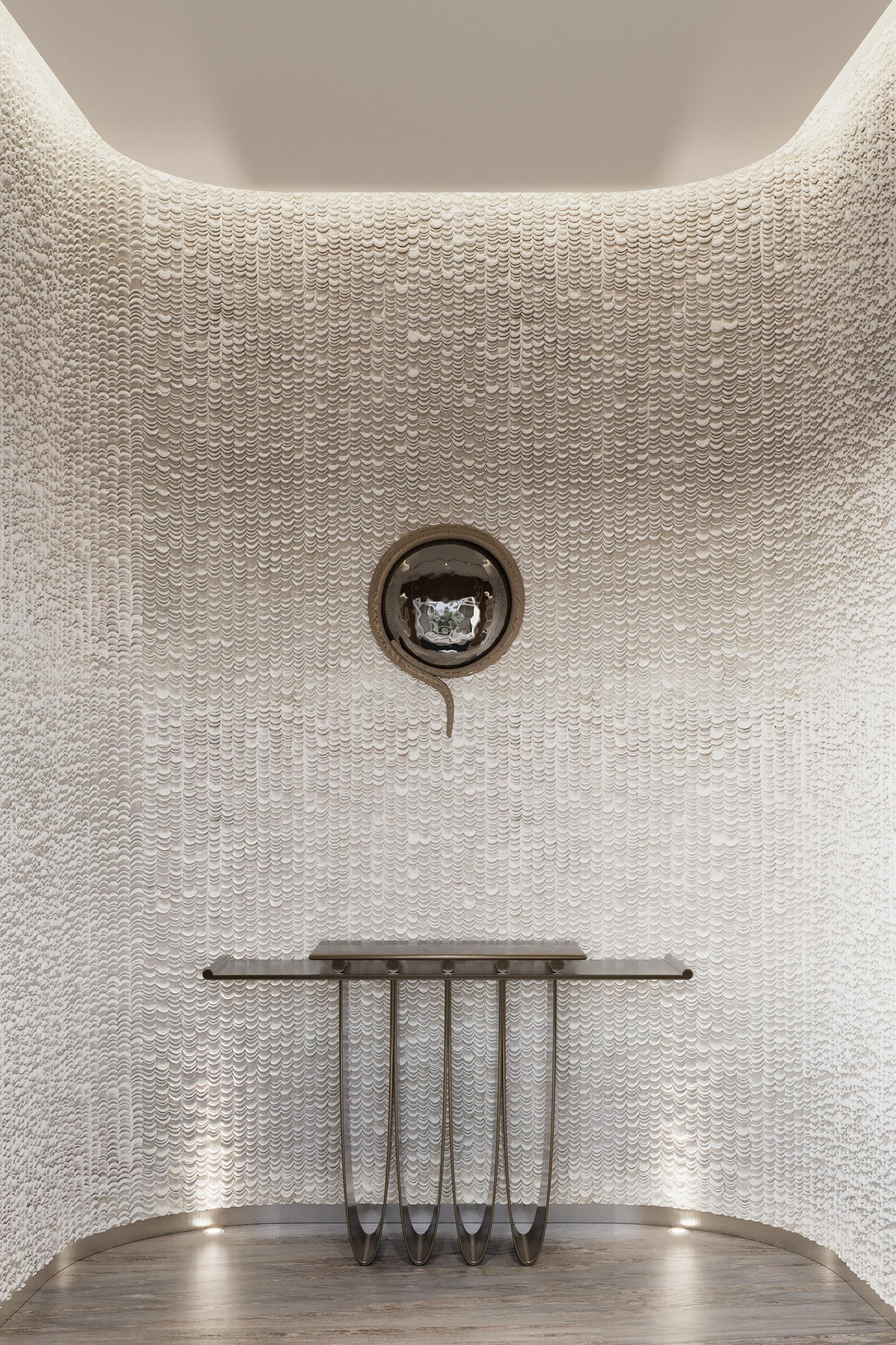 Table console Torrent en métal avec ambiance Art Déco Neuf - En vente à London, GB