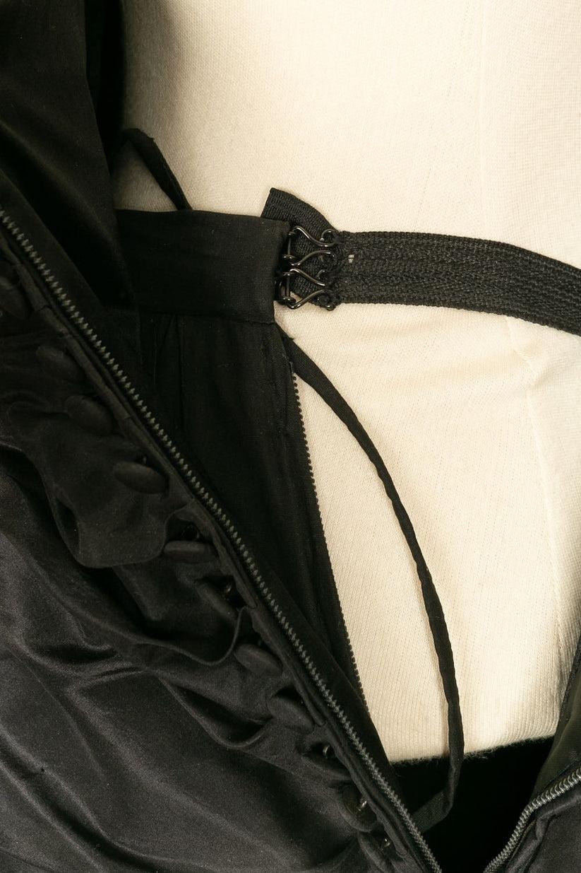 TORRENTE Haute Couture Robe noire en vente 1