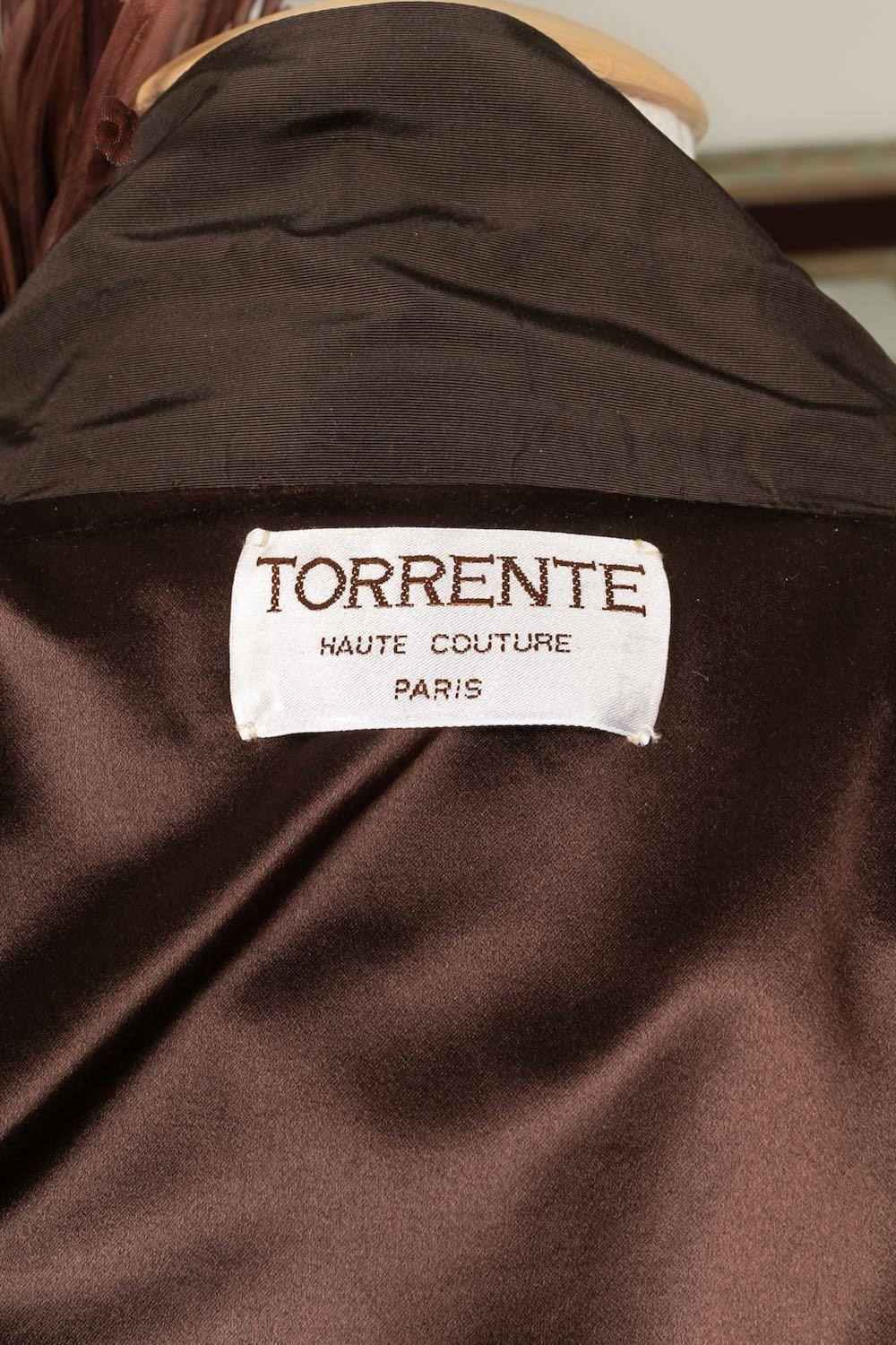 Torrente Haute Couture Dress Size 36FR Fall, 2004 For Sale 7