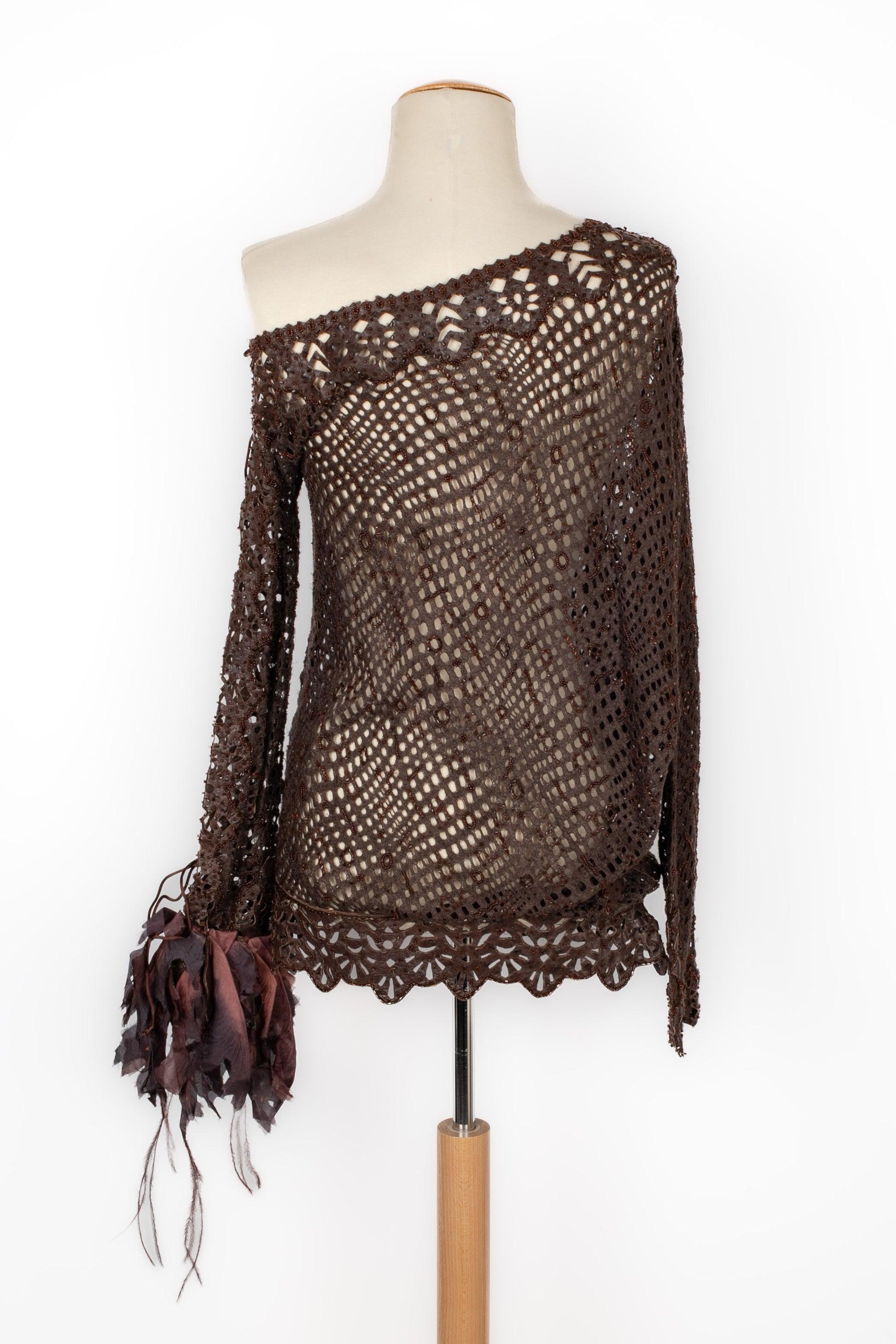 Top a rete traforata TorRENTE Haute Couture, 2002 In condizioni ottime in vendita a SAINT-OUEN-SUR-SEINE, FR