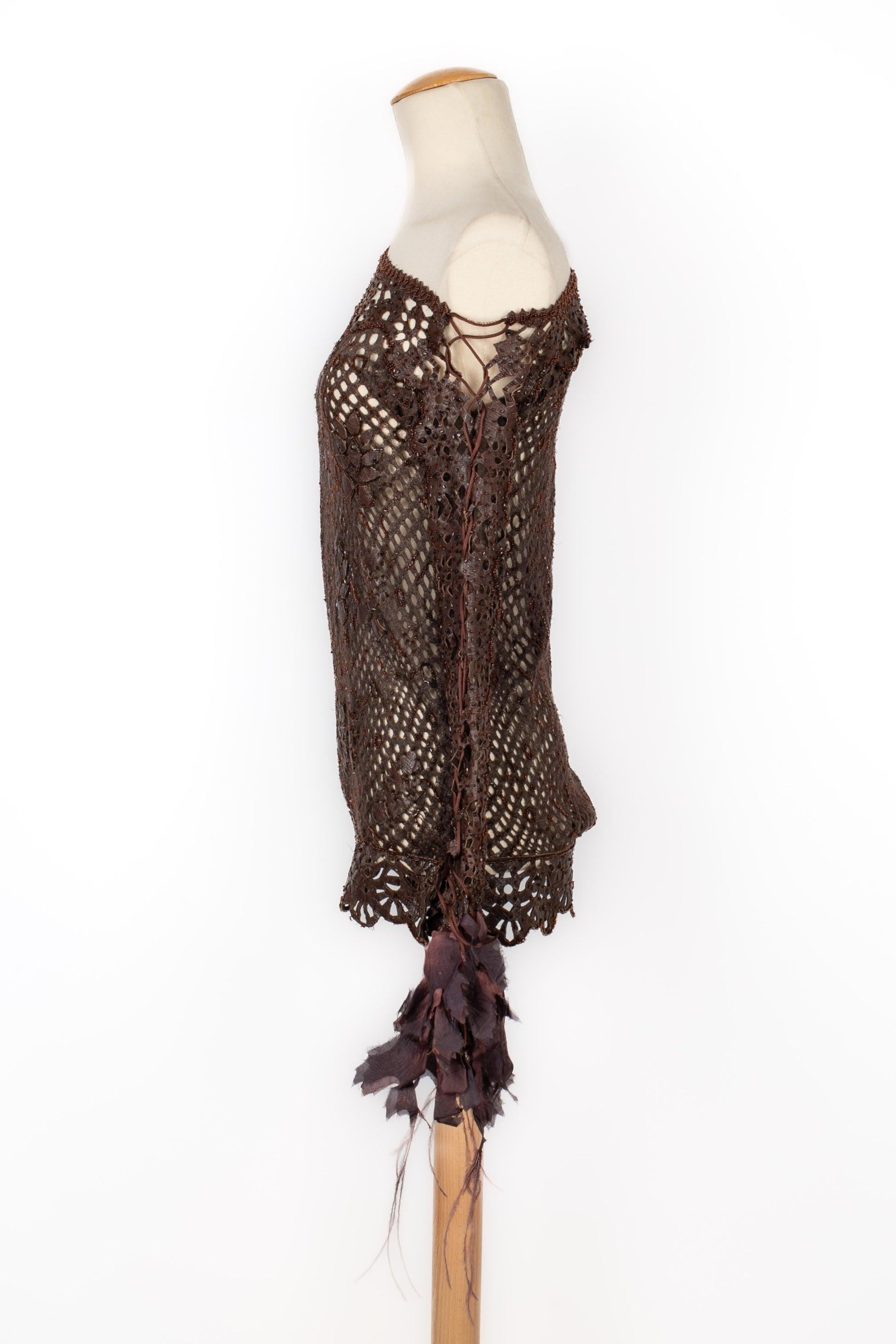 Donna Top a rete traforata TorRENTE Haute Couture, 2002 in vendita