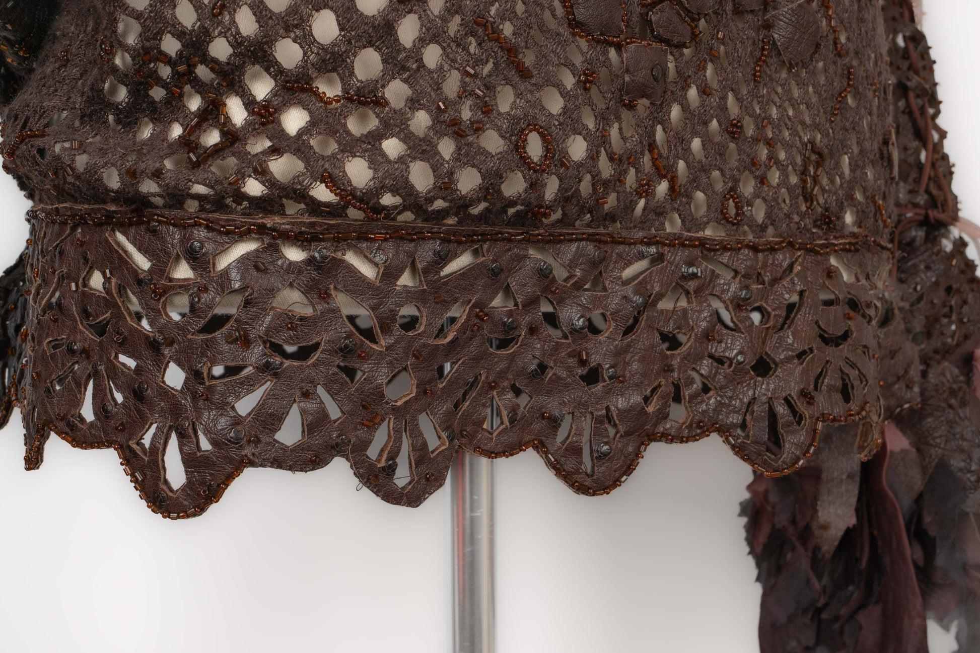 Top a rete traforata TorRENTE Haute Couture, 2002 in vendita 4