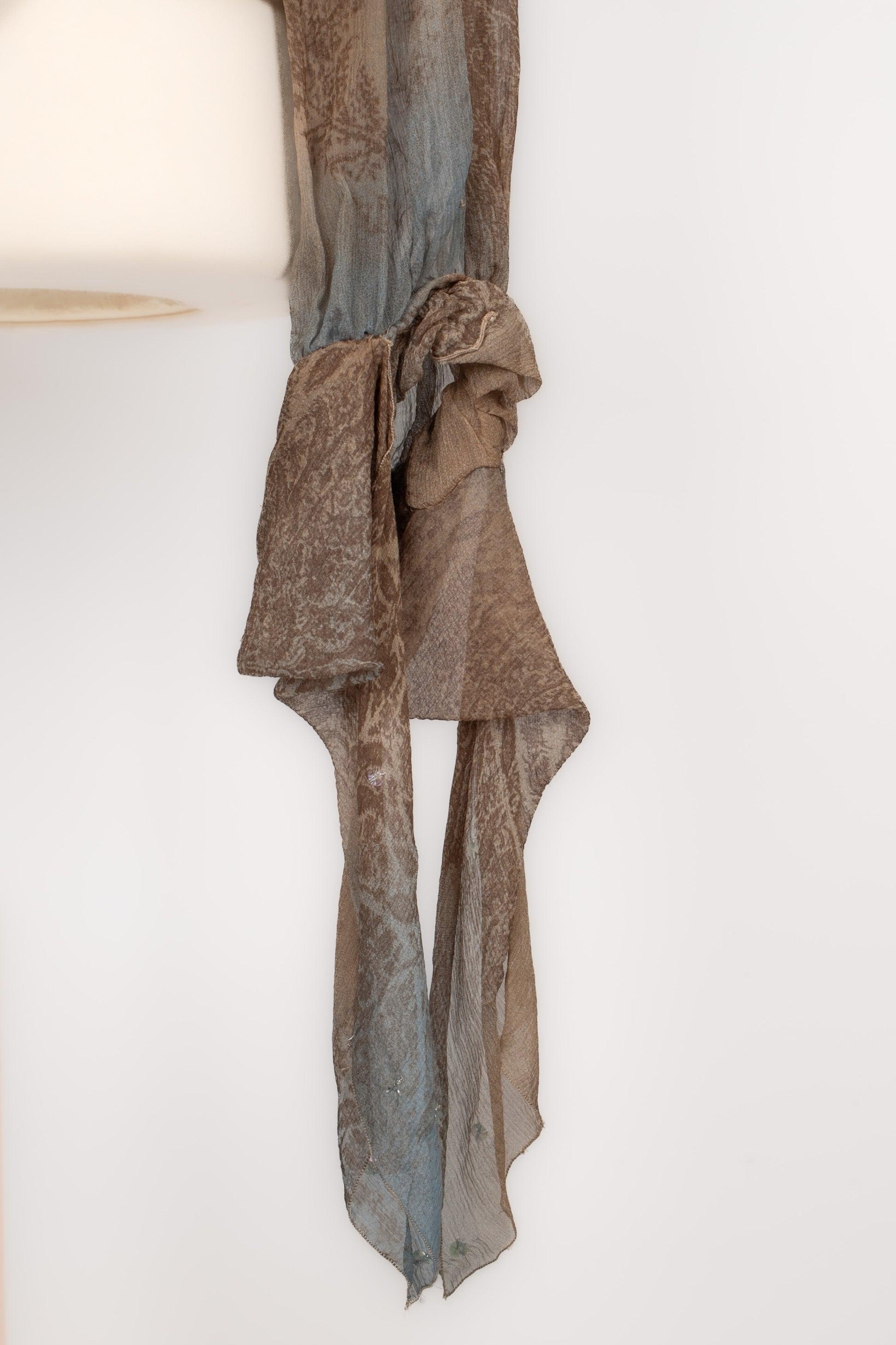 Torrente Patterned Silk Muslin Blouse, 2001 2