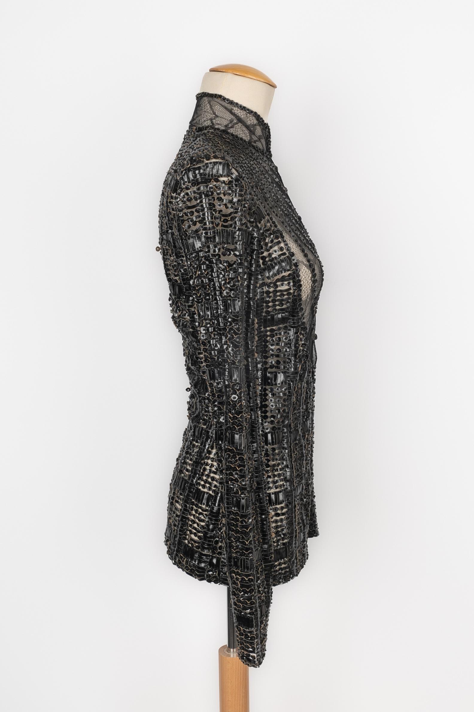 Nero TorRENTE top Haute Couture 2002/2003 in vendita